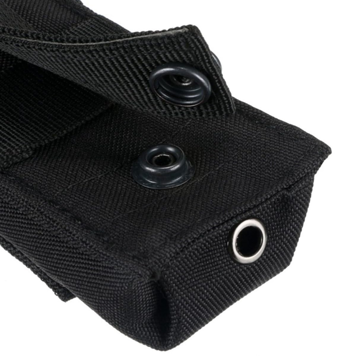 Houson Flashlight Holster, Tactical MOLLE Mag Pouch, Hunting Magazine Holder for 1911 G1ock 9mm Magazine, Black - Image 2