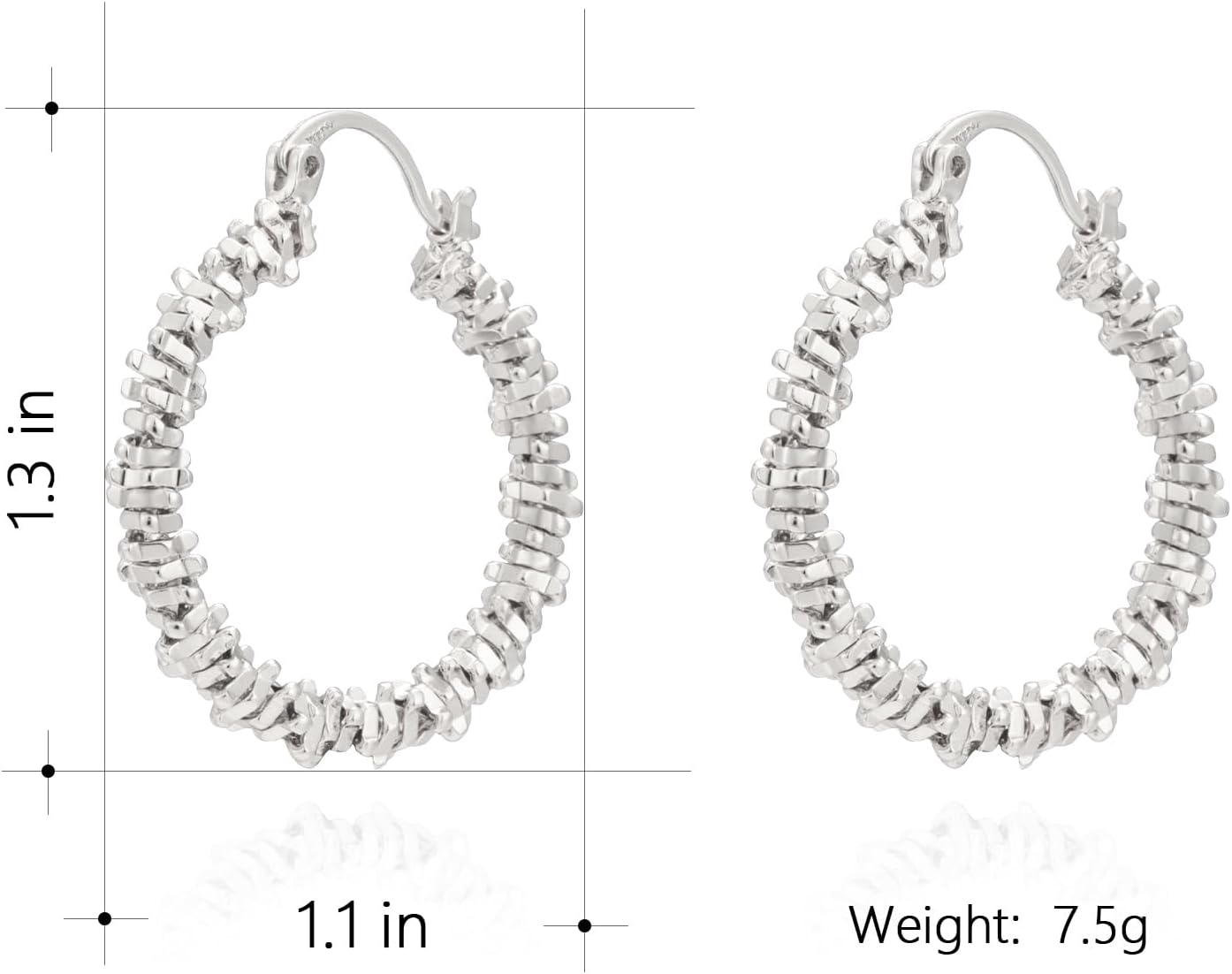 Milan Chiva 14K Gold Acrylic Rectangle Clear Earrings for Women, Plated Chunky Earrings Geometric Minimalist Statement Lightweight Huggie Dainty Hypoallergenic Hoop Earrings for Womens Jewelry - Image 3