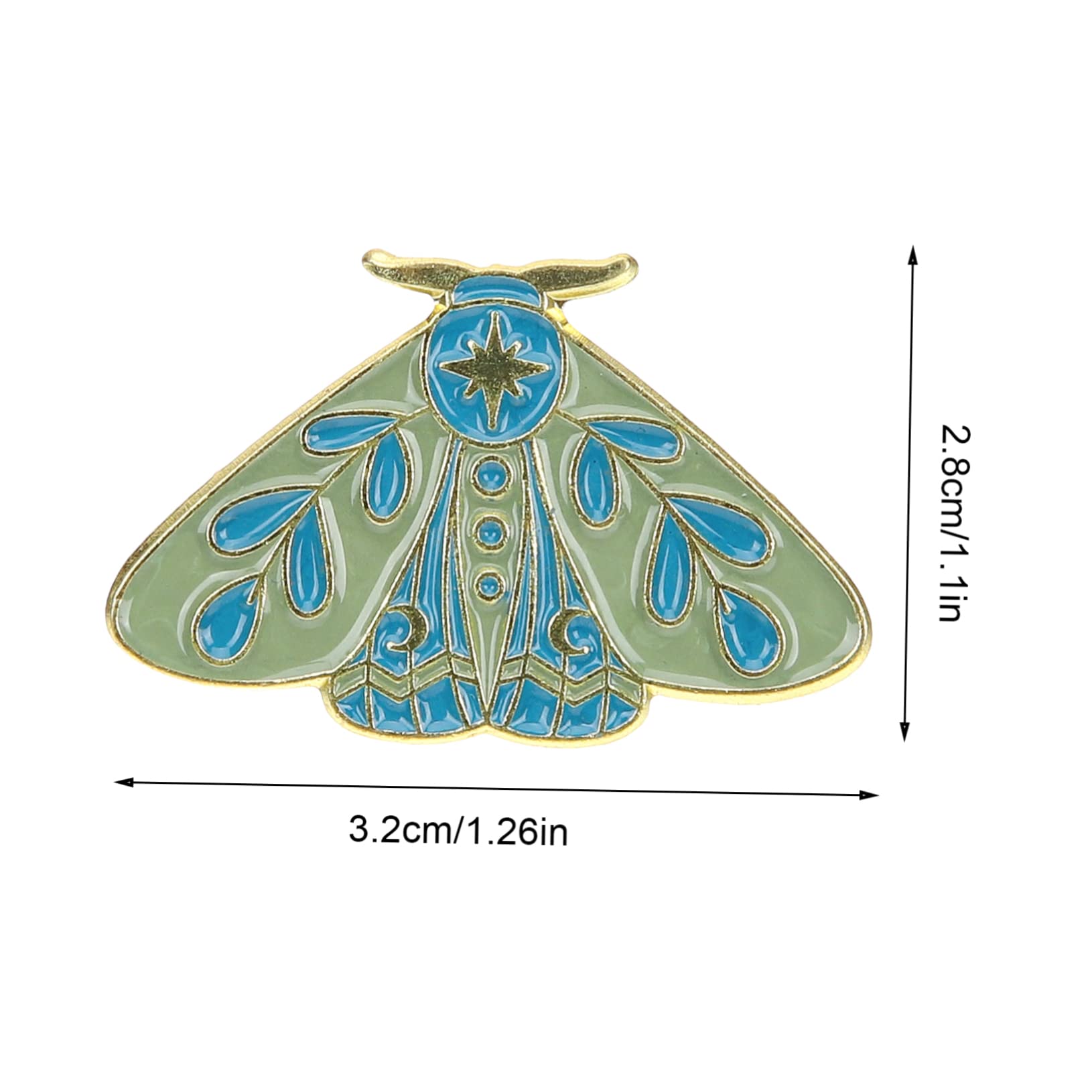 SHERCHPRY Schmetterling Emaille Brosche Tierbrosche Dekorative Schalklammer Schalnadel Aus Emaille Brosche Weihnachten Bastelzeug Kleidung Brosche Schal Brosche Legierung