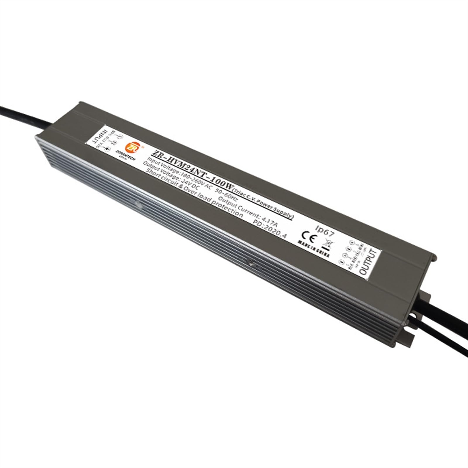 Alimentatore dimmerabile triac Striscia lampada da 60-100 W Alimentatore dimmerabile a tensione costante Alimentatore LED a bassa tensione impermeabile 12V(100W)