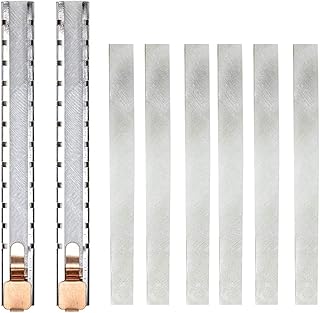 2 Soapstone Holder with 6 Flat Set/Mark White Clear and Removable Markings on steels,Professional Quality Soapstone Pens for Welding and Welders, Aluminum, and Cast Iron