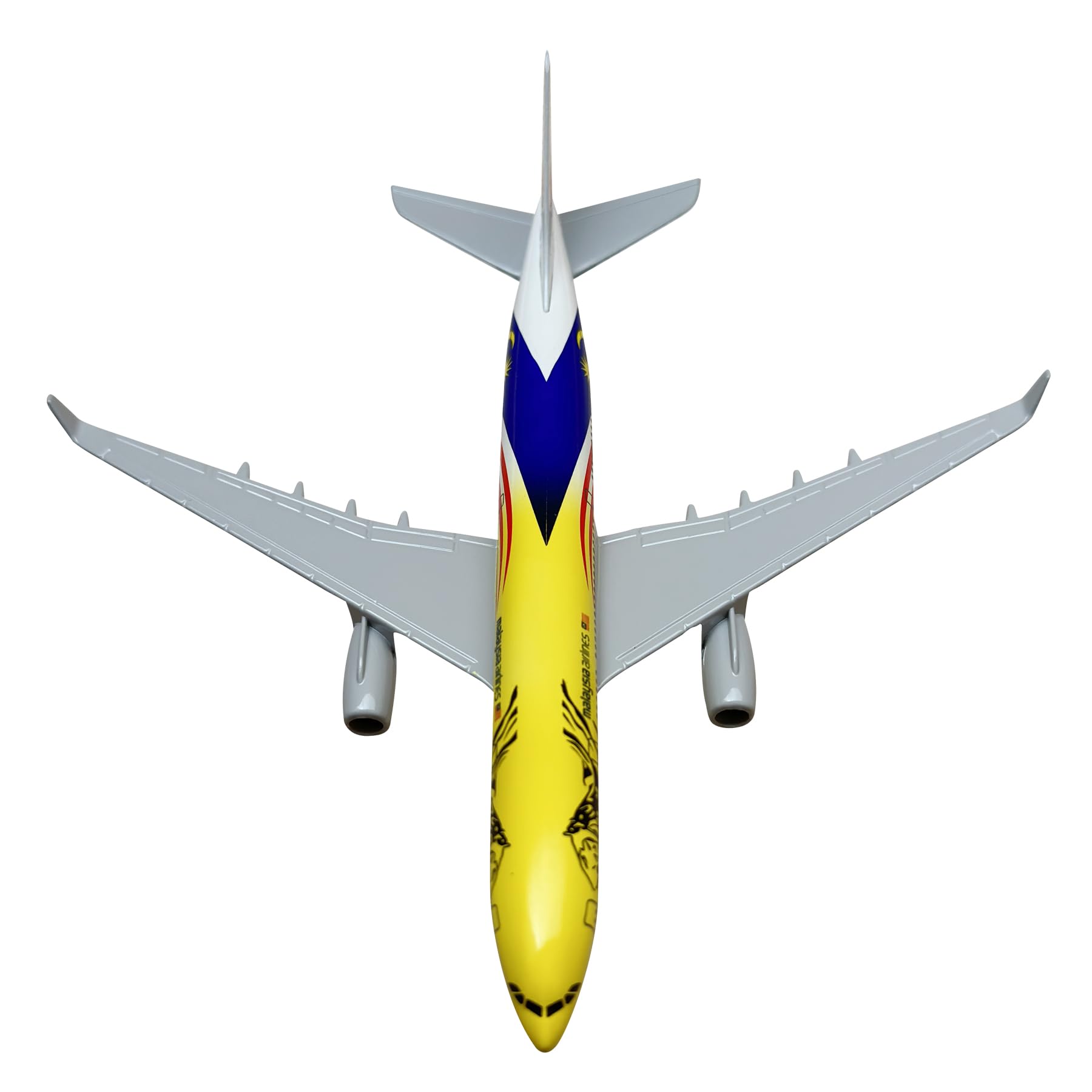 Bswath Airplane Model 1:400 Scale Model Plane Malaysia A330 Model Aircraft Metal Alloy Die-cast Airplanes for Gift and Collection(Tiger - Image 4