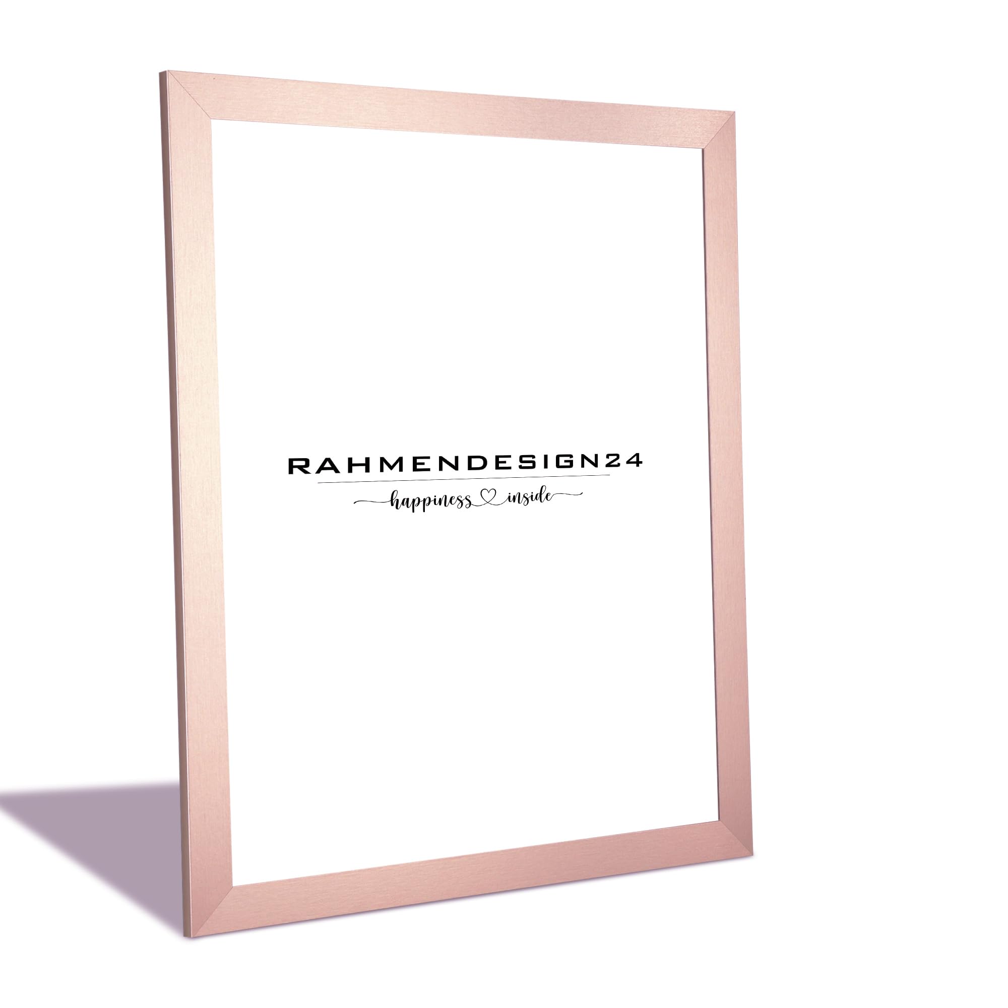 Cornice portafoto Puzzlerahmen | Oro rosa 21 x 29,7 cm (DIN A4) | Vetro acrilico ANTIREFLEX/ANTIRIFLESSO | Cornice da galleria, cornice intercambiabile, decorazione per parete e tavolo