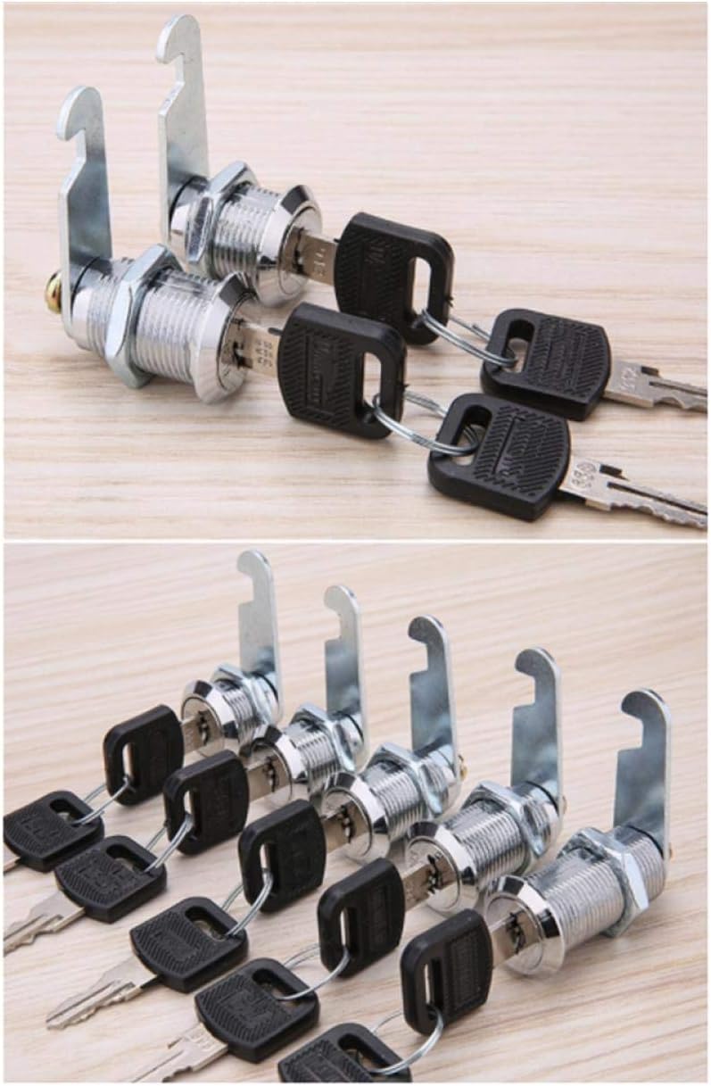 Letterbox Lock, Drawer Lock, Vivarium lockTongchou Lock File Cabinet Lock Drawer Lock Wardrobe Cabinet Door Lock 25mm2PCS