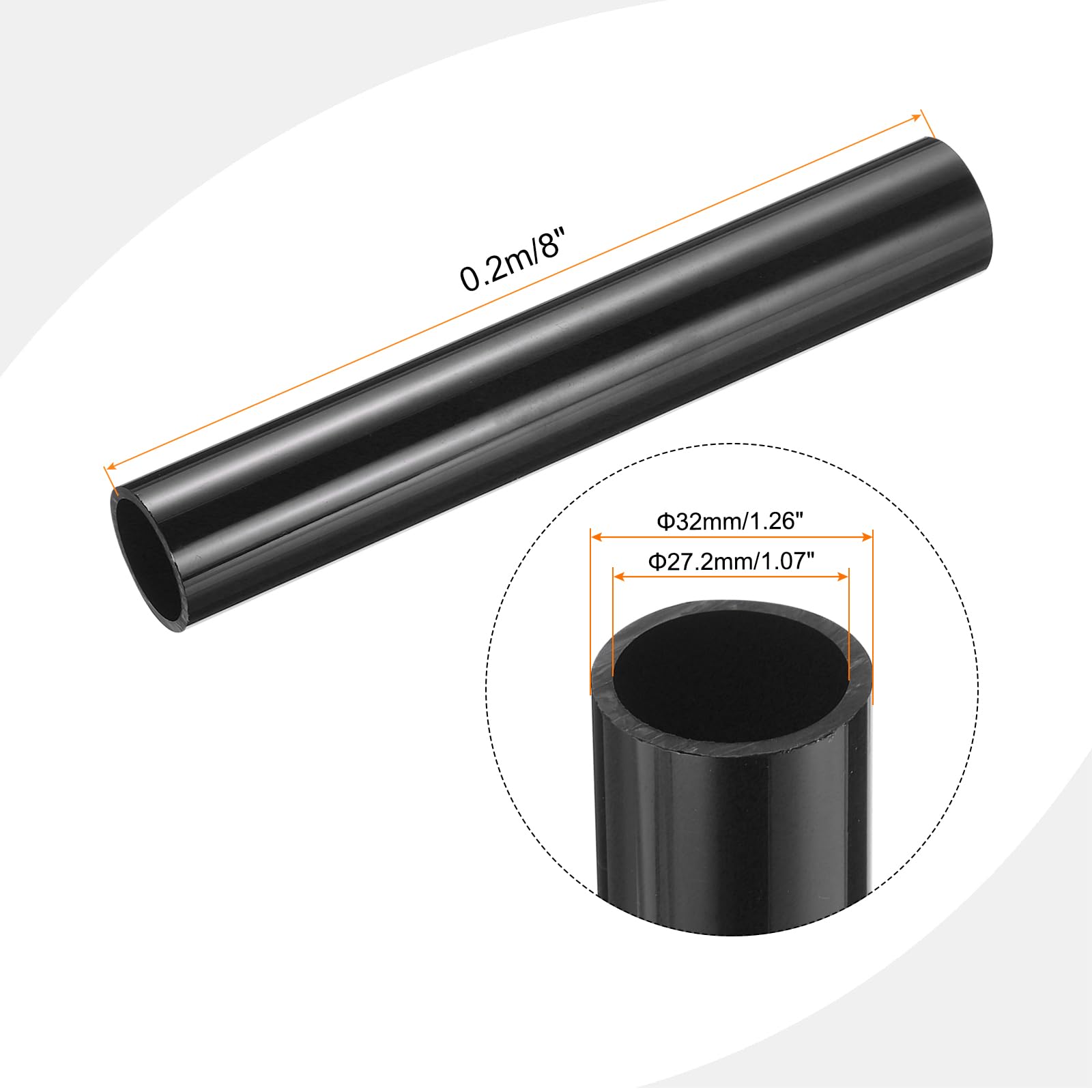 MORSETTI PER TUBI in PVC clip per tubi clip per tubi aperti 20 mm-110 mm supporto morsetto per