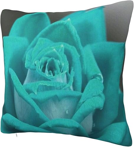 Miniatura 7 de Funda de almohada con cremallera oculta de 12 x 12 pulgadas bonita almohada cuadrada de rosa almohada de lujo tamaño King