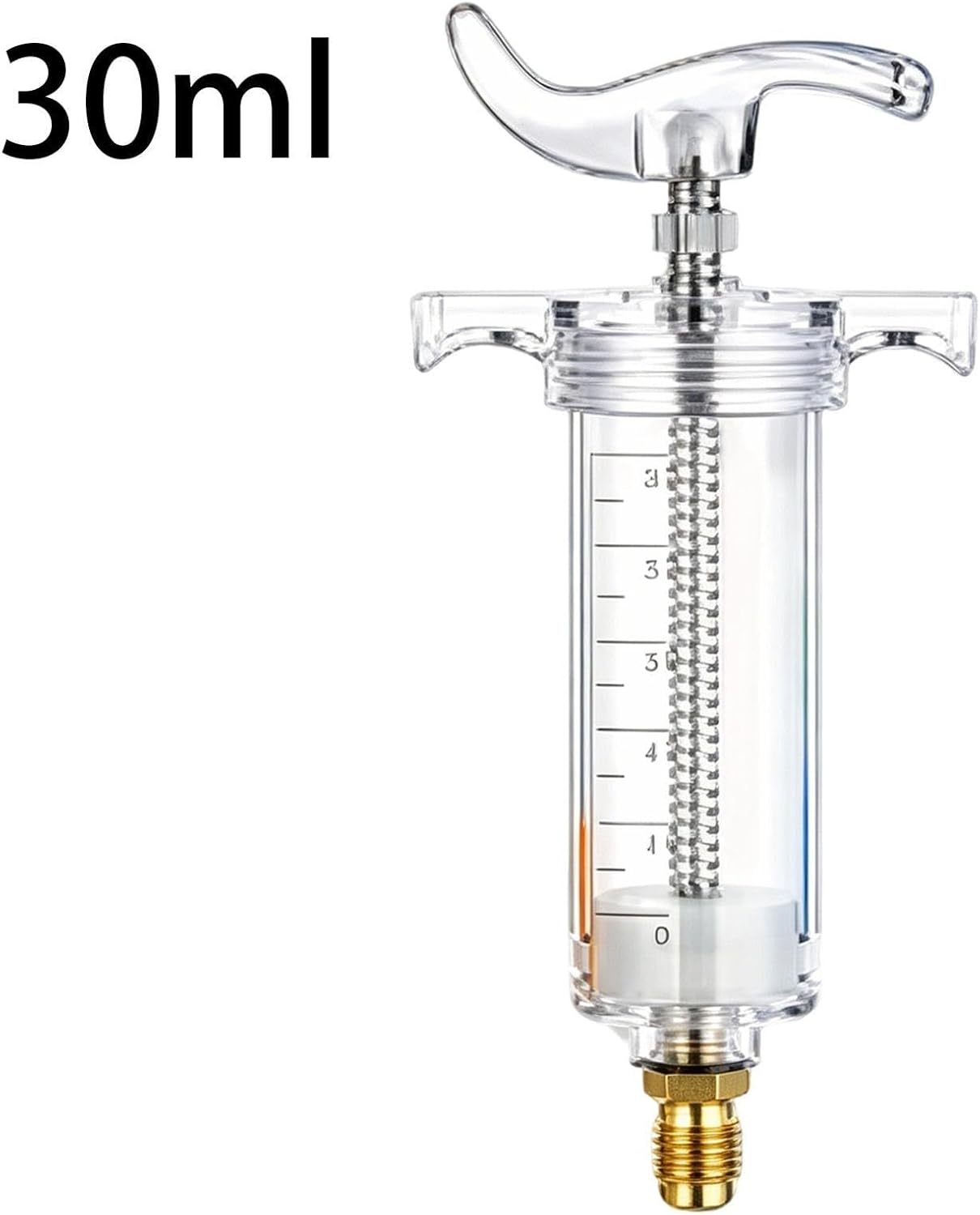 AC Oil Injector Tool - Refrigerant Charging Syringe, Fluid Service Kit Tool