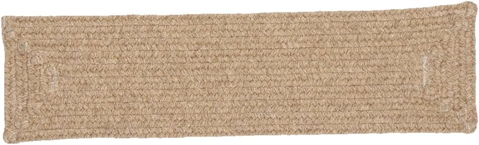 Colonial Mills Shear Natural Stair Tread, Rockport Gray, Set of 13