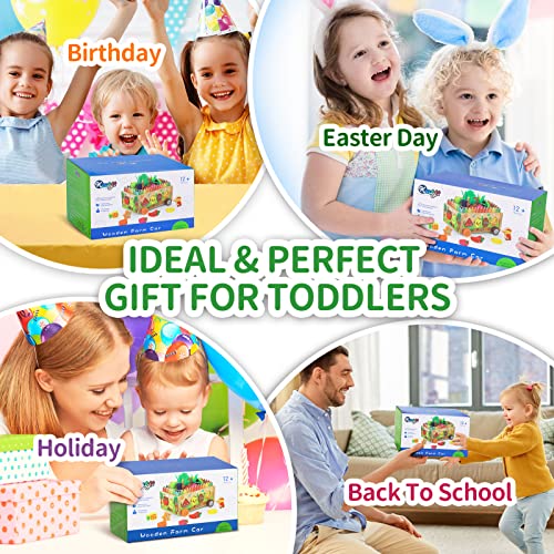 Toddler Montessori Toys Educational Carrot Harvest Games, Wooden Farm Fruit Toys, Wood Fine Motor Skills Toy, First Birthday Gifts For 12 18 Month Age 1 2 3 4 One Two Year Old Boys Girls Kids #TOP4