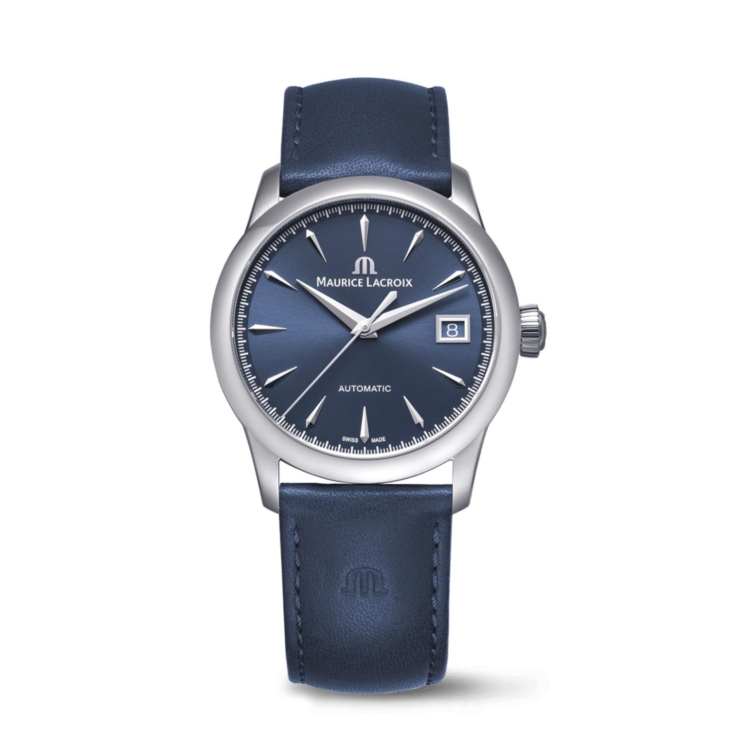 Automatic 40mm Black Dial Vintage Men's Watch by Maurice Lacroix