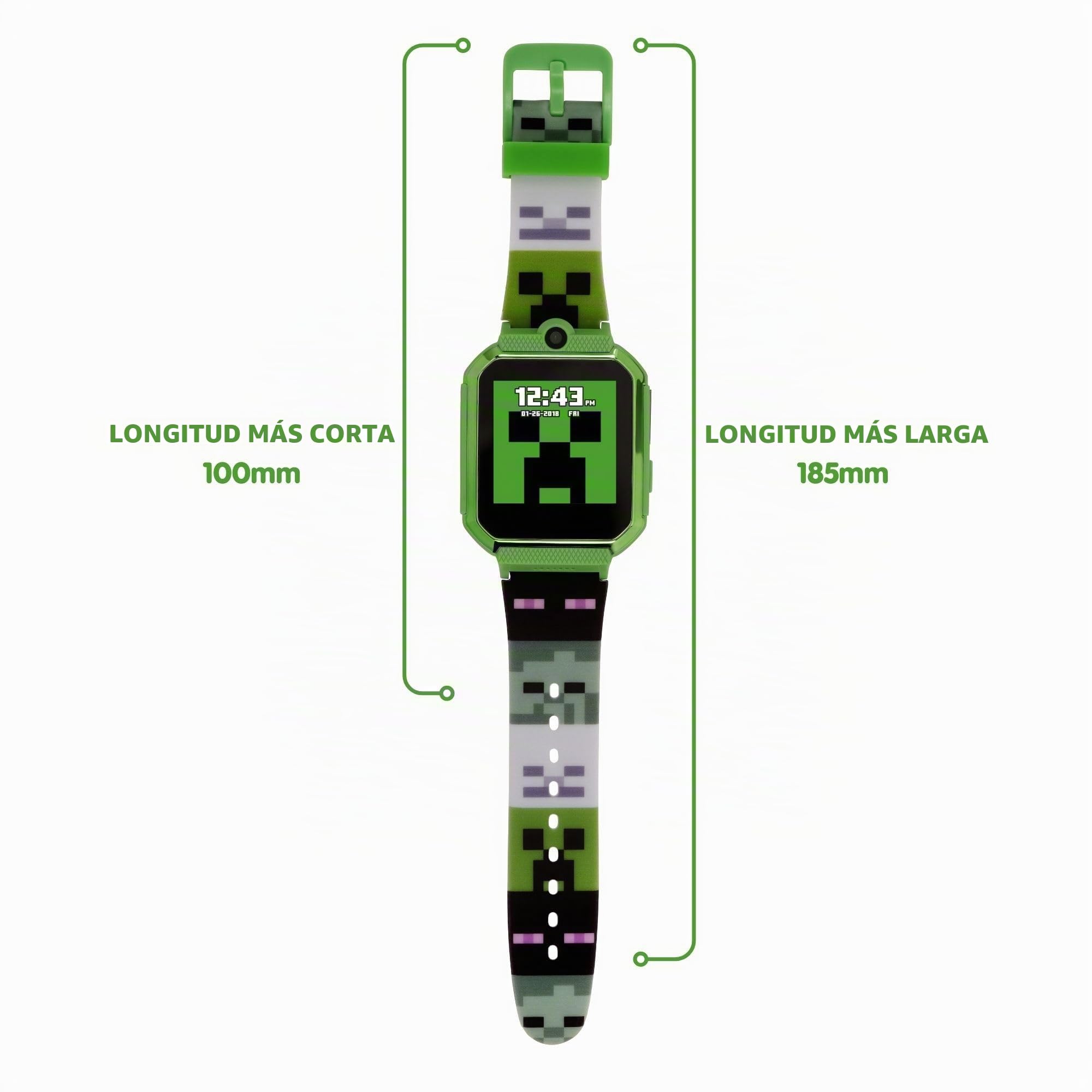 Accutime Minecraft - Reloj digital interactivo para niños