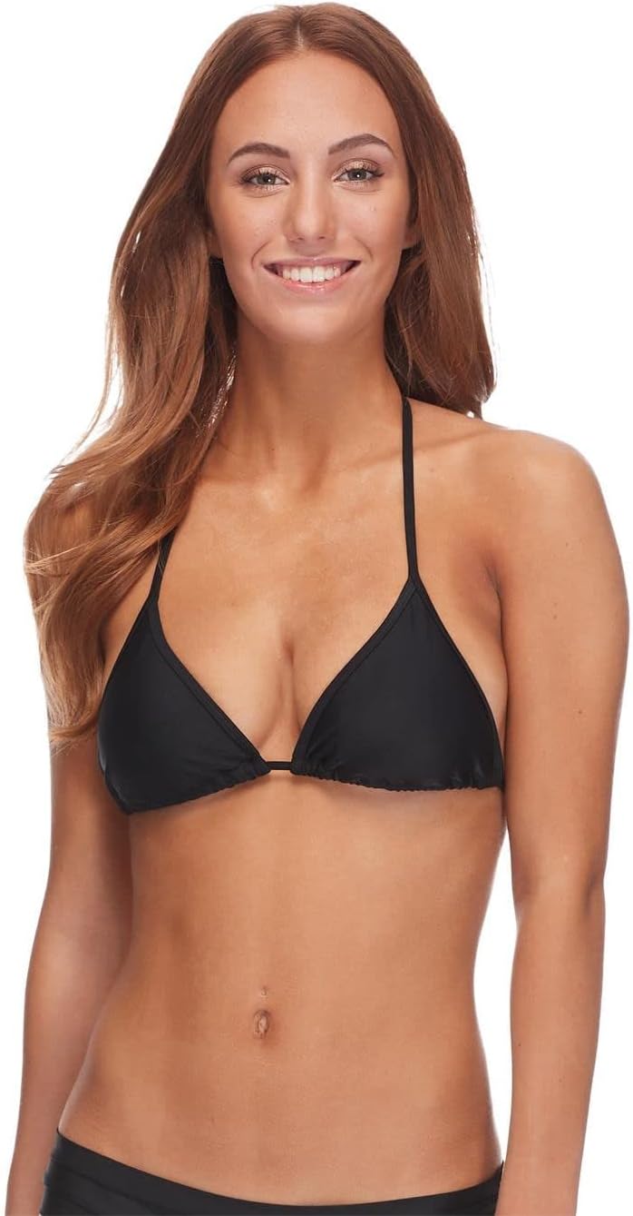 Body Glove Women's Smoothies DITA Solid Slider Triangle Bikini Top