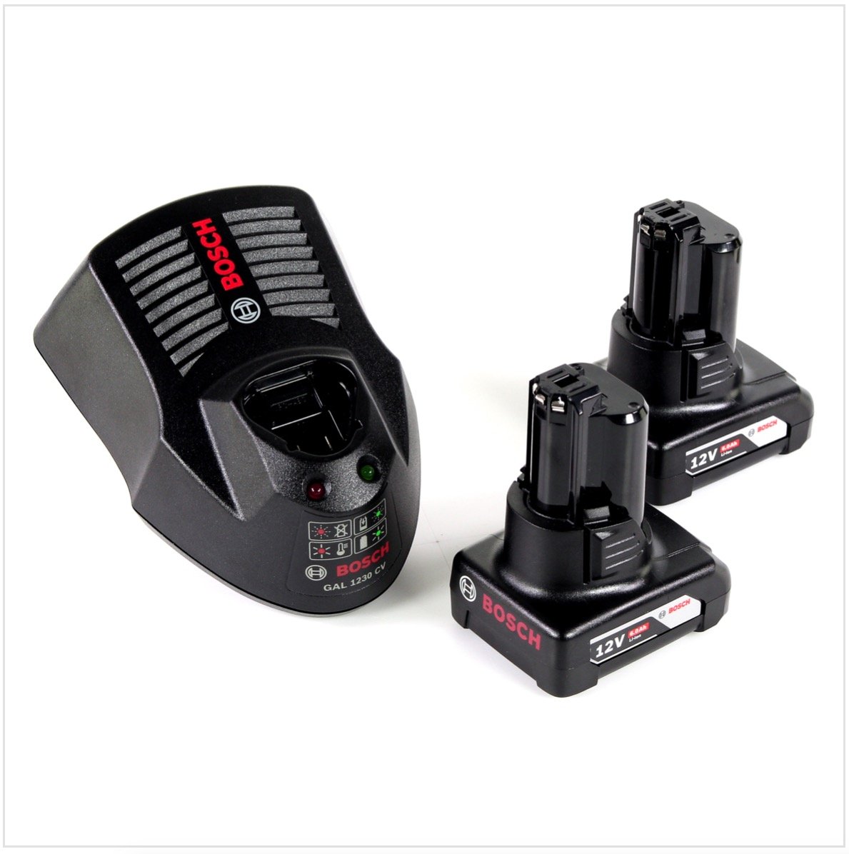Bosch GST 12 V-70 akumulatorowa wyrzynarka 12 V w walizce L-Boxx + 2 x akumulator 6,0 Ah + ładowarka