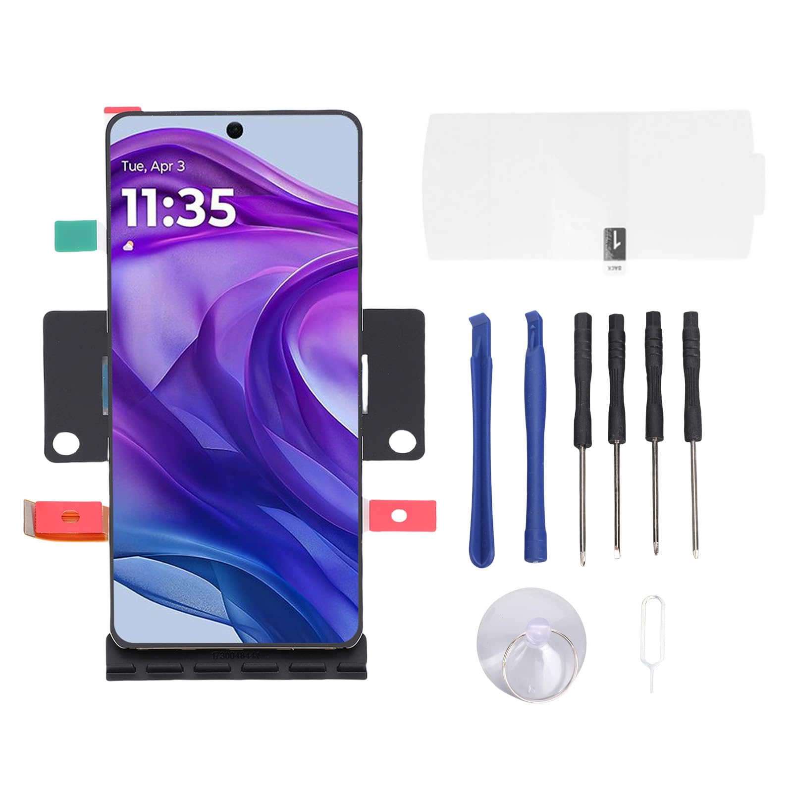 Display FHD Gruppo Digitalizzatore Touch Screen per Telefono per Razr 2024 50 Ultra Supporto per Sostituzione Schermo HD da 6,9 Pollici Impronta Digitale per Professionisti della Riparazione