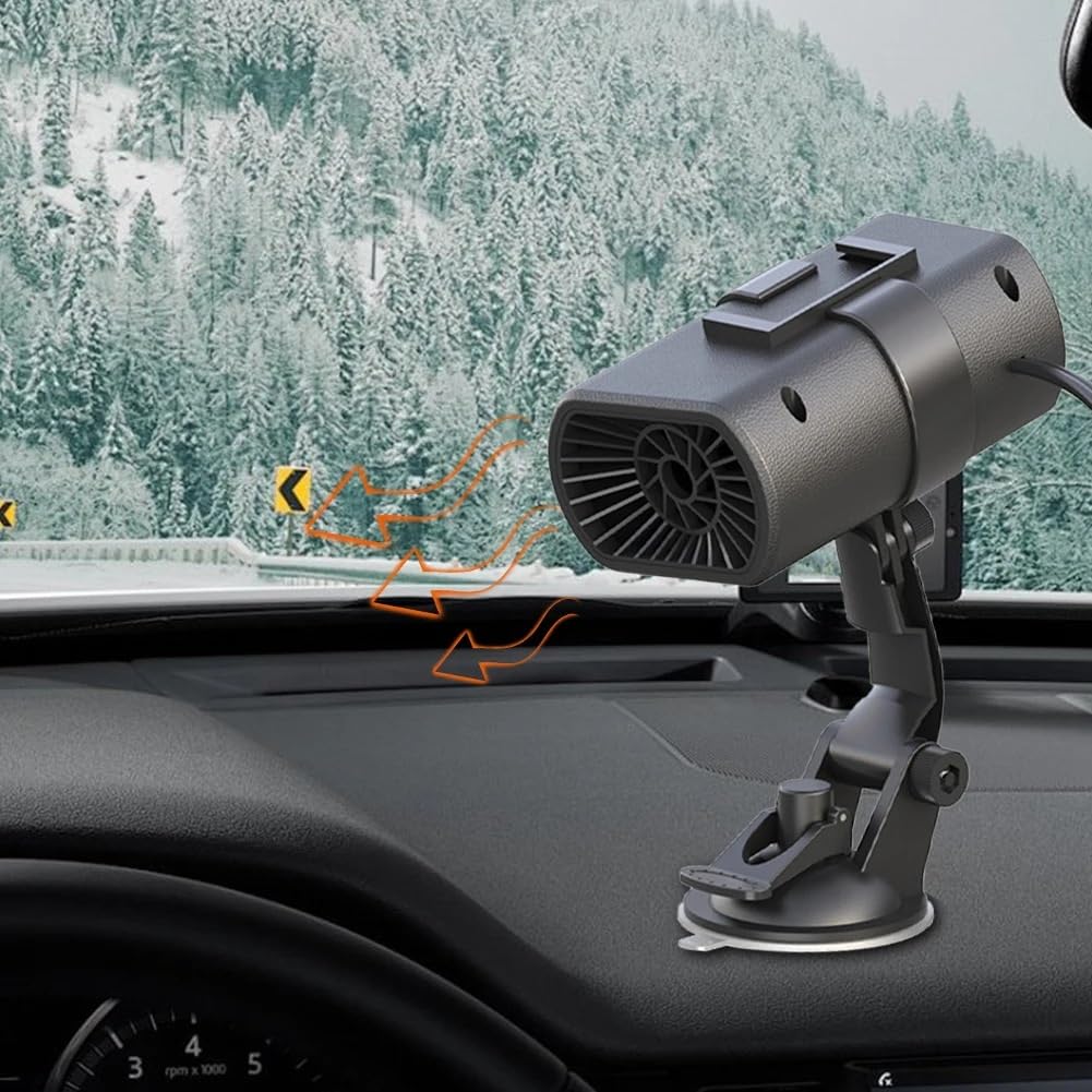 Desempañador universal for coche de 12 V y 200 W, elimina la escarcha, la nieve y la niebla. Calentador for descongelar ventanas y parabrisas. Accesorios for coche.