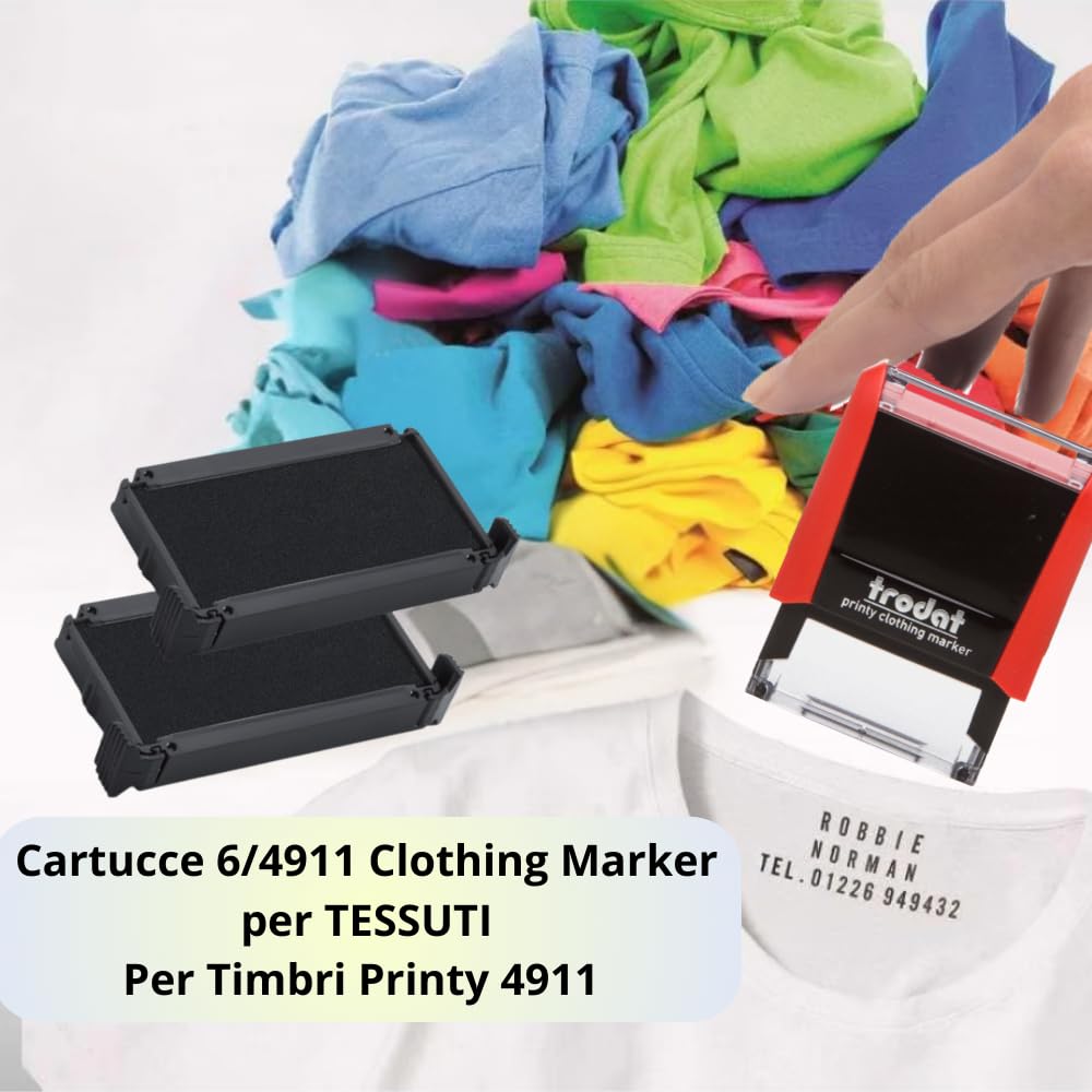 Trodat Printy 4911 - Copia Roja Y Negra Cambiar Sello Trodat 4911