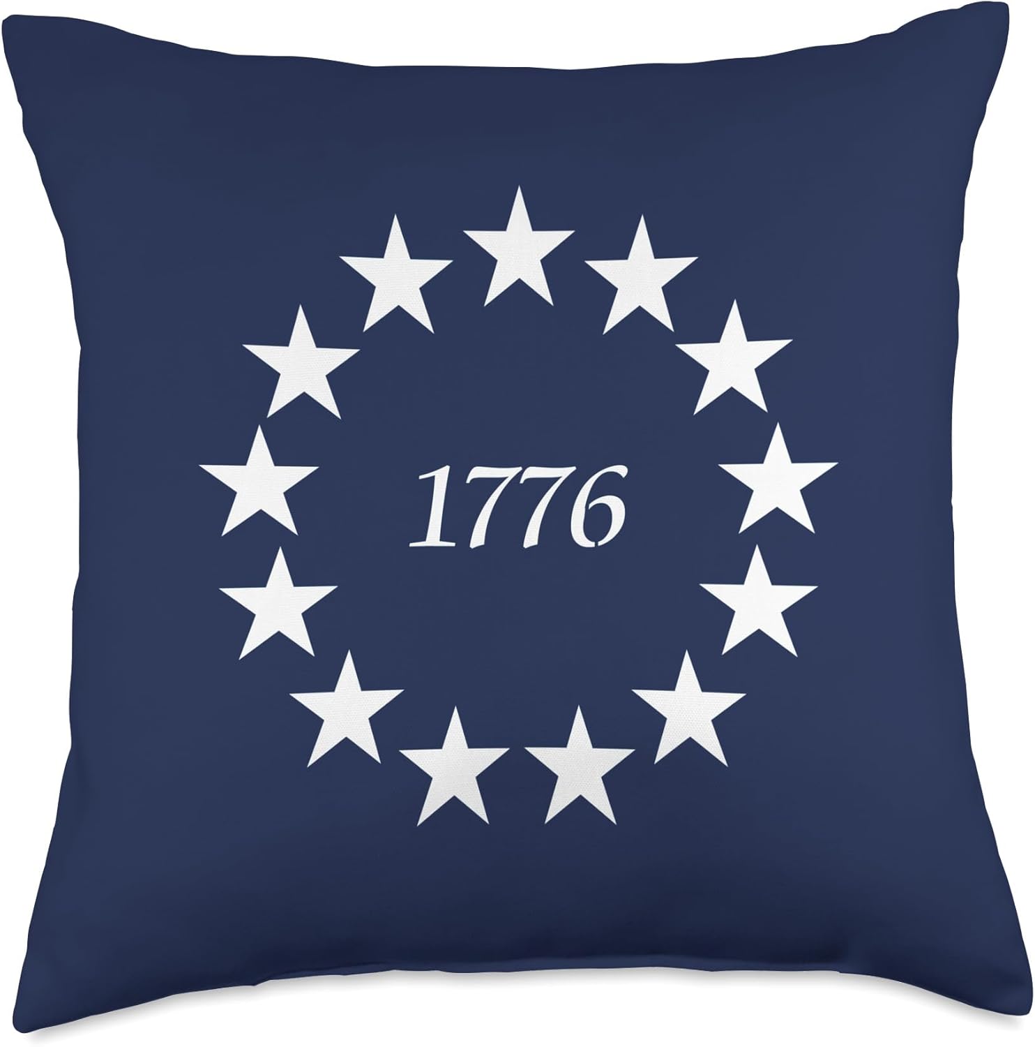 1776 13 stars patriotic American Revolution 13 colonies Throw Pillow