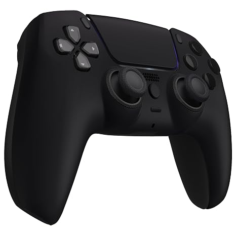 MODDEDZONE M Series Custom controller for PS5 - Wireless, OEM-Quality Custom Designs for Playstation 5 Controller- Diverse & Unique Styles for Enhanced Gaming (Soft Black)