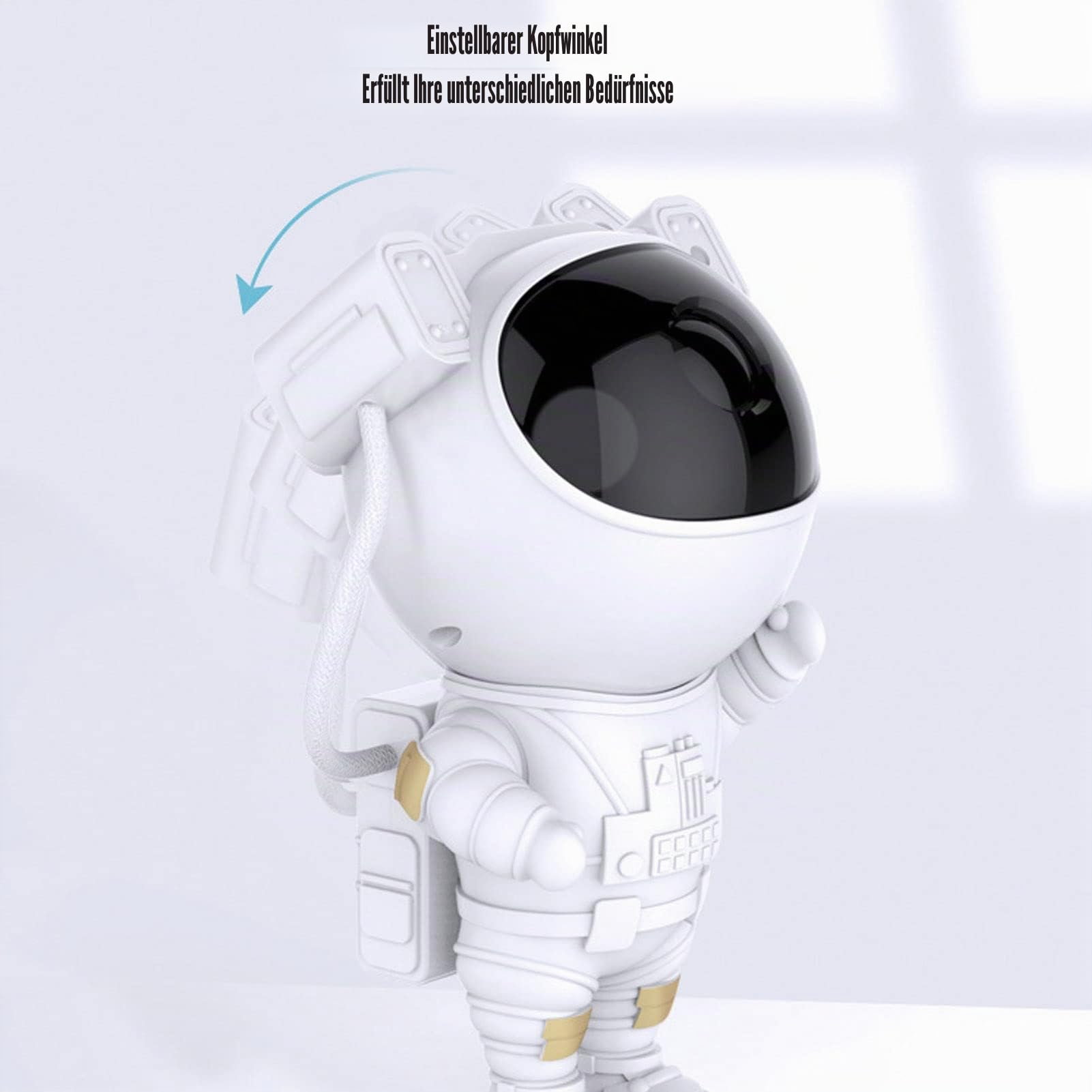 LED Astronaut Sternenhimmel Projektor, Multi Mode Nachtlicht Astronaut Projektor Astronauten Sternenhimmel Projektor mit Fernbedienung Sternenlicht Projektor, Geschenk für Kinder und Erwachsene