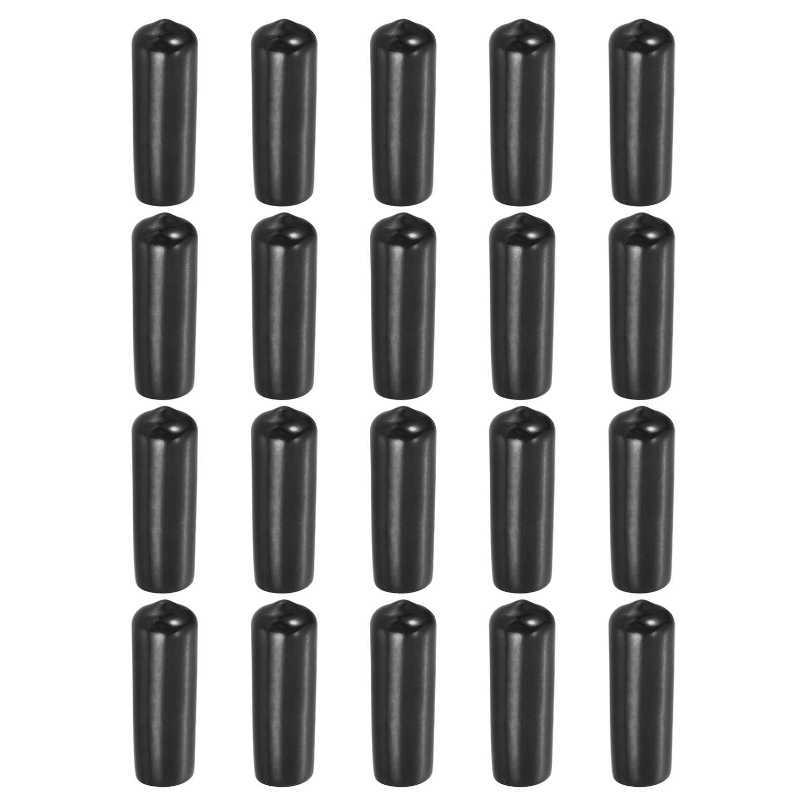 Tapas de goma uxcell de 12,5 mm para cubrir bordes cortantes de pernos y tornillos de tubo