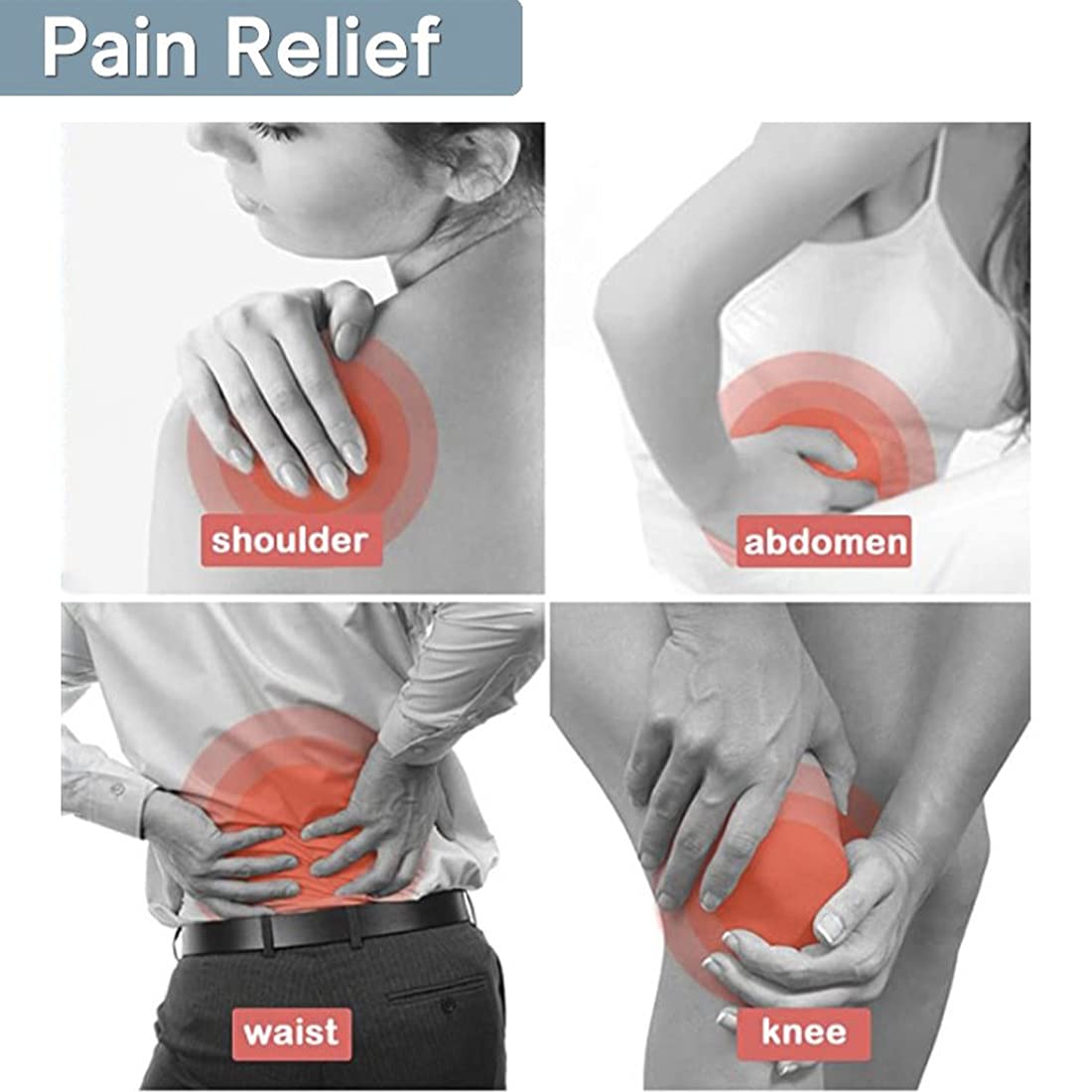 Cuscinetto riscaldante per microonde, cuscinetto termico umido per alleviare il dolore, crampi, mestruali, tensione e stress, impacco termico per collo, schiena, spalle, muscoli, addome, articolazioni
