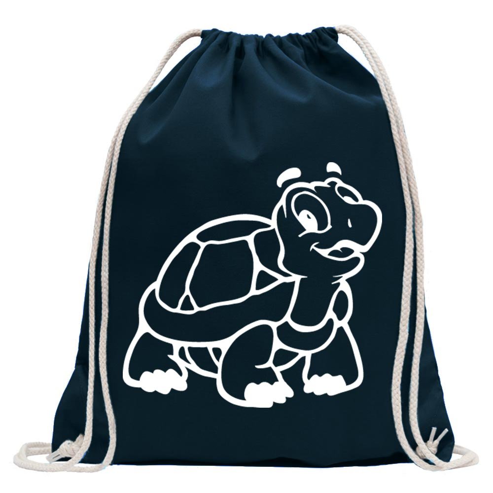 Kiwistar Turnbeutel Mit Schildkröte Hawaii Design – Baumwolle, 37x46 Cm, 12 Liter, Mit Ziehgurt
