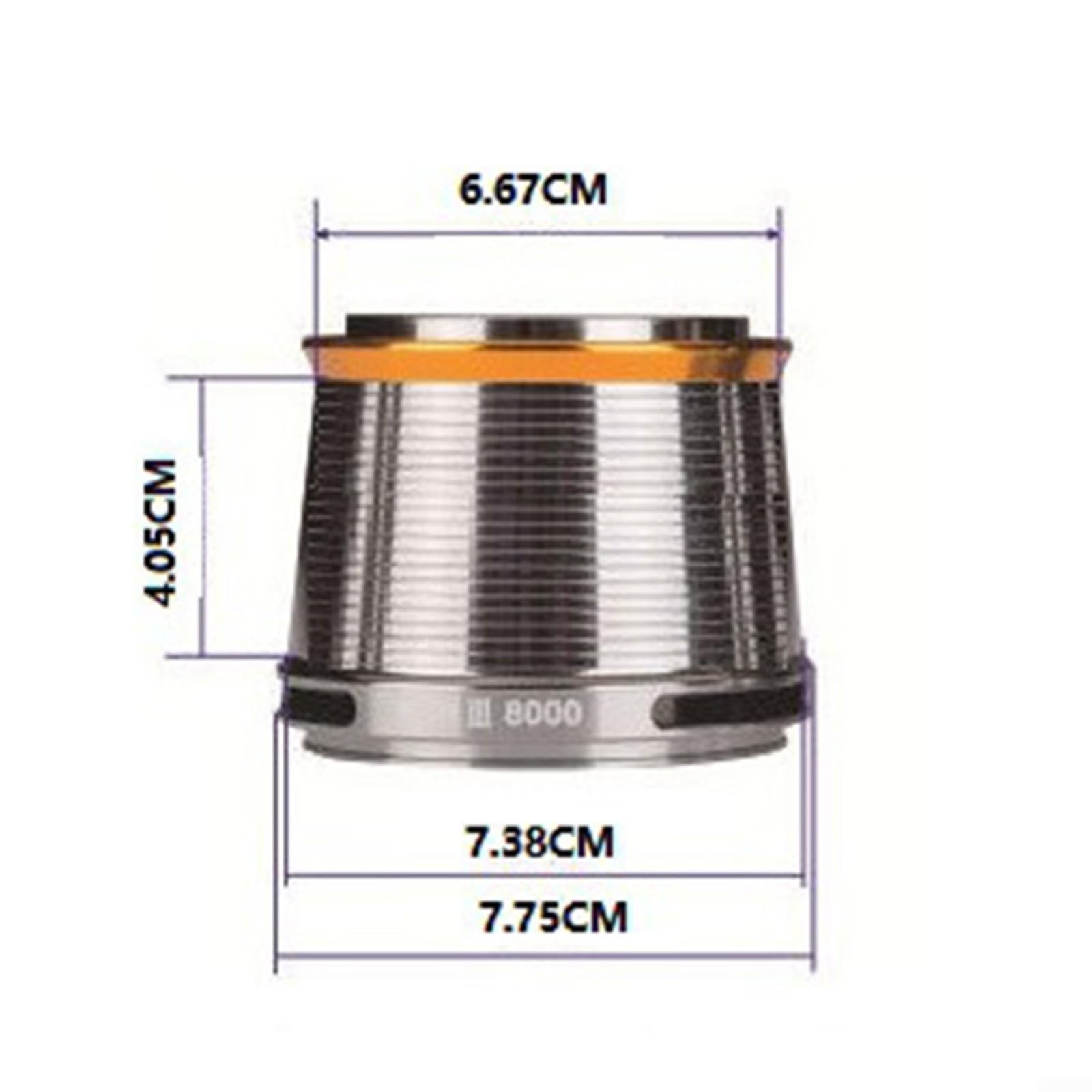 1 carrete de pesca de repuesto para DAIWA LS8000 10000 12000 KCN3 8000-14000 carrete de metal para aparejos de fundición de surf