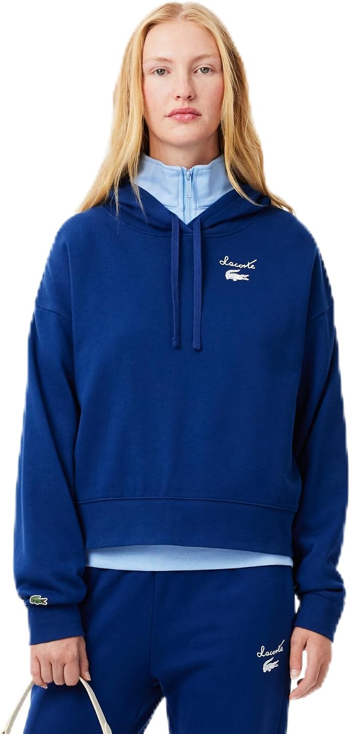 Lacoste Women’s Oversized Logo Hoodie