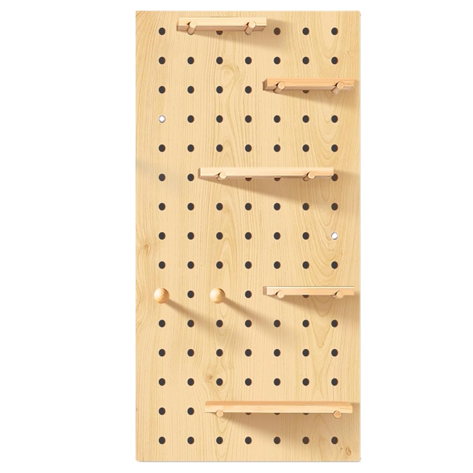 Panneau perforé mural robuste de 50 kg de capacité pour optimiser le bureau