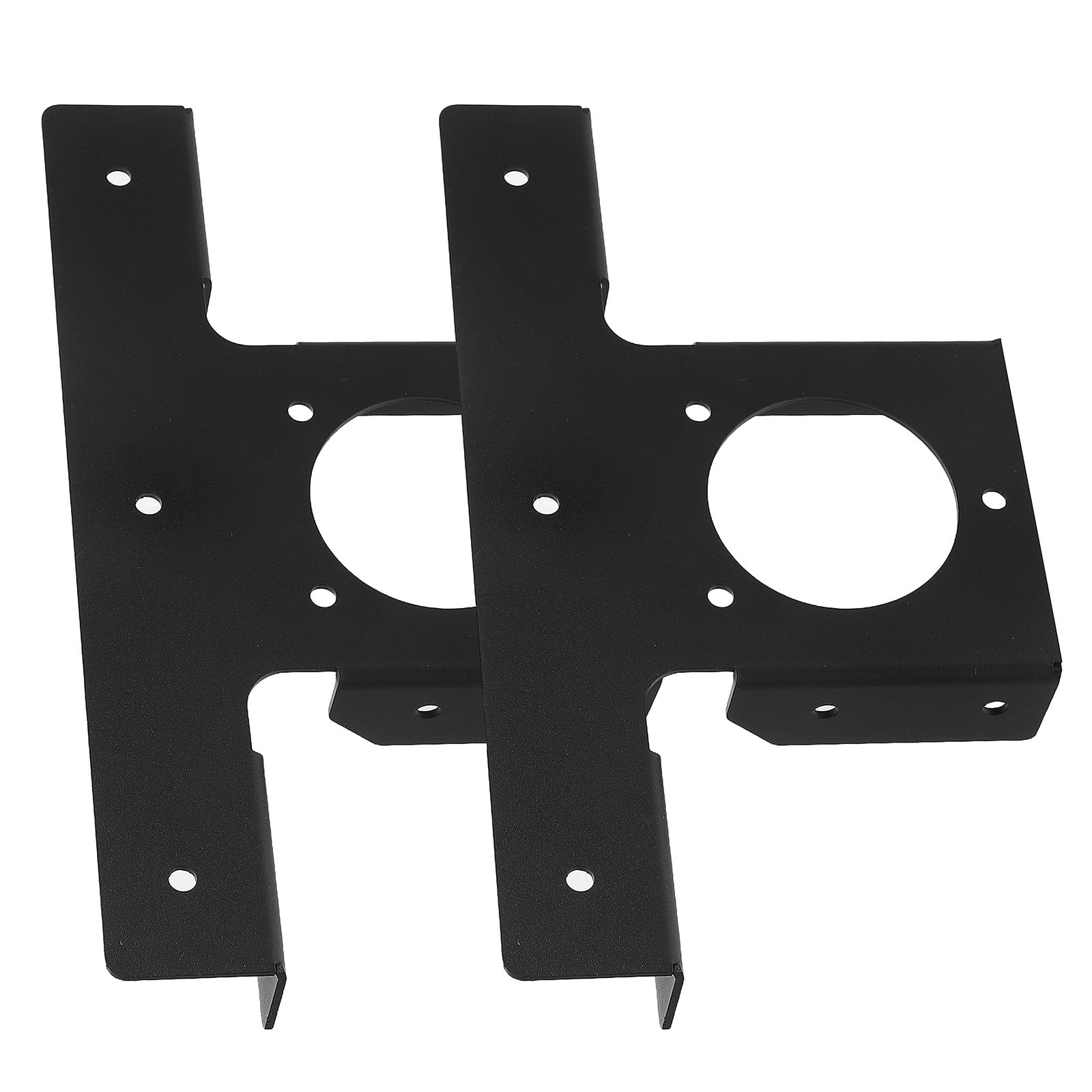 Support de pergola en fer noir équerres T en charge lourde pour poutre bois x2