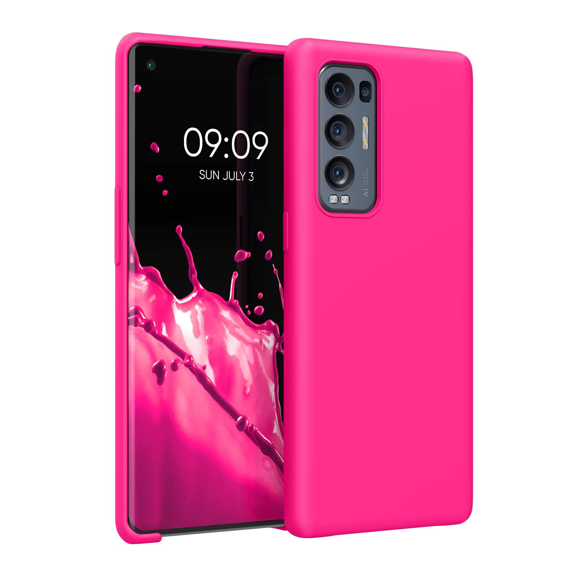 Kwmobile Housse Compatible Avec OnePlus 6 Coque - Housse De Téléphone Protection Souple En TPU Silicone - Pétrole Mat