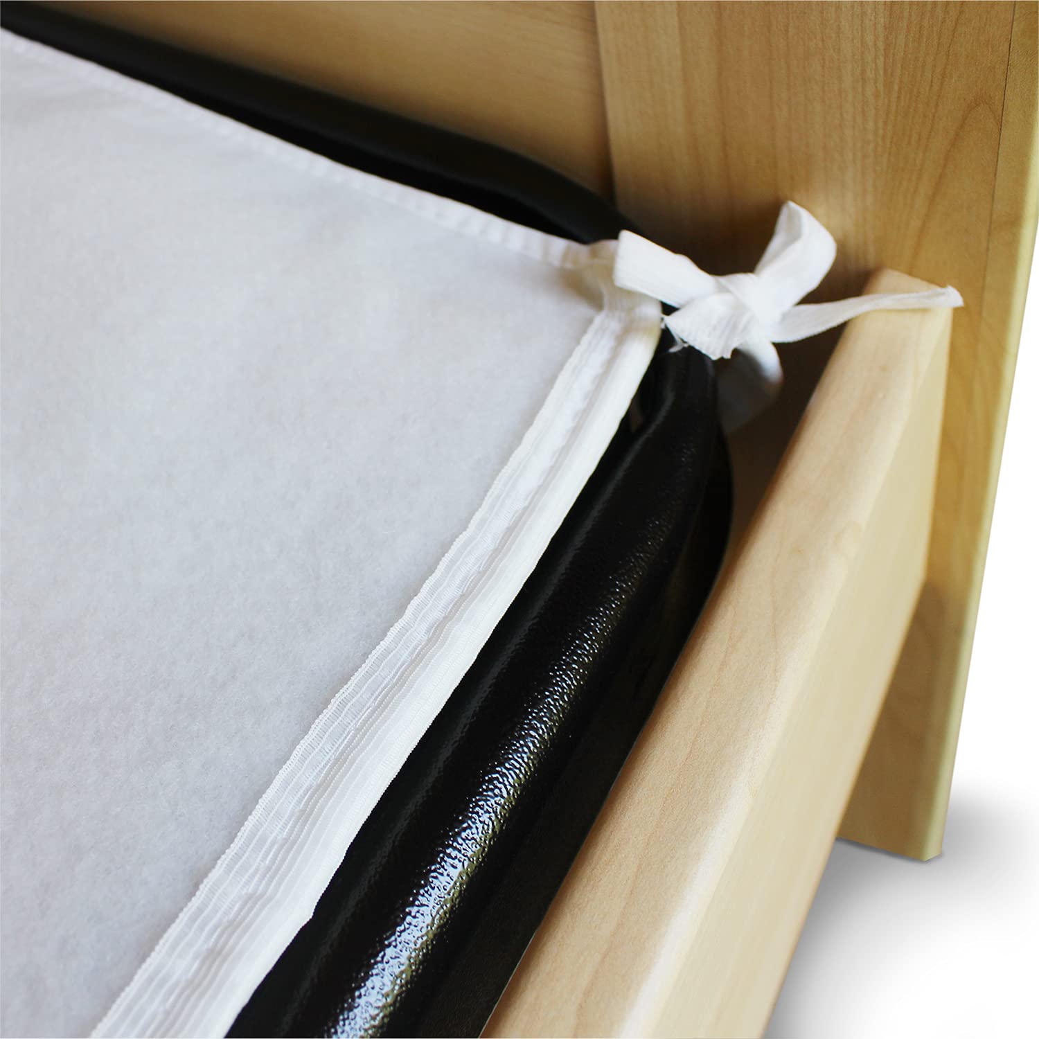 Banzaii Coprirete Piazza e Mezza 120/130 cm x 190/200 cm in Feltro, Anallergico, Traspirante, Antiacaro, con Laccetti per Fissare Gli Angoli, Prodotto in Italia