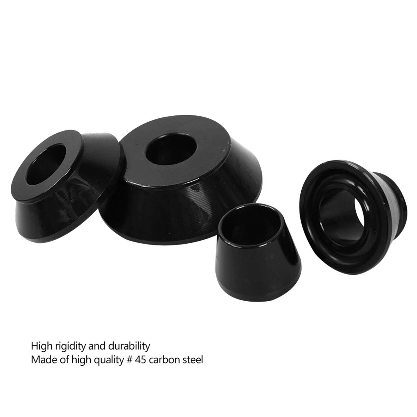 KIMISS Juego de Conos para Equilibrador de Neumáticos, 4 Unidades, Conos Cónicos Estándar de Alta Resistencia, Eje de 40mm, Accesorio Profesional para Equilibrador de Ruedas para Coches, Camiones y