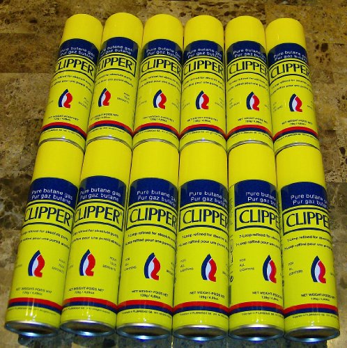 BUTANE & LIGHTER FLUID Clipper Pure Premium Butano 7 x Recambio de Encendedor de Gas de Combustible Refinado 4.89 oz Lote de 12 BUTANE & LIGHTER FLUID Clipper Pure Premium Butano 7 x Recambio de Encendedor de Gas de Combustible Refinado 4.89 oz Lote de 12