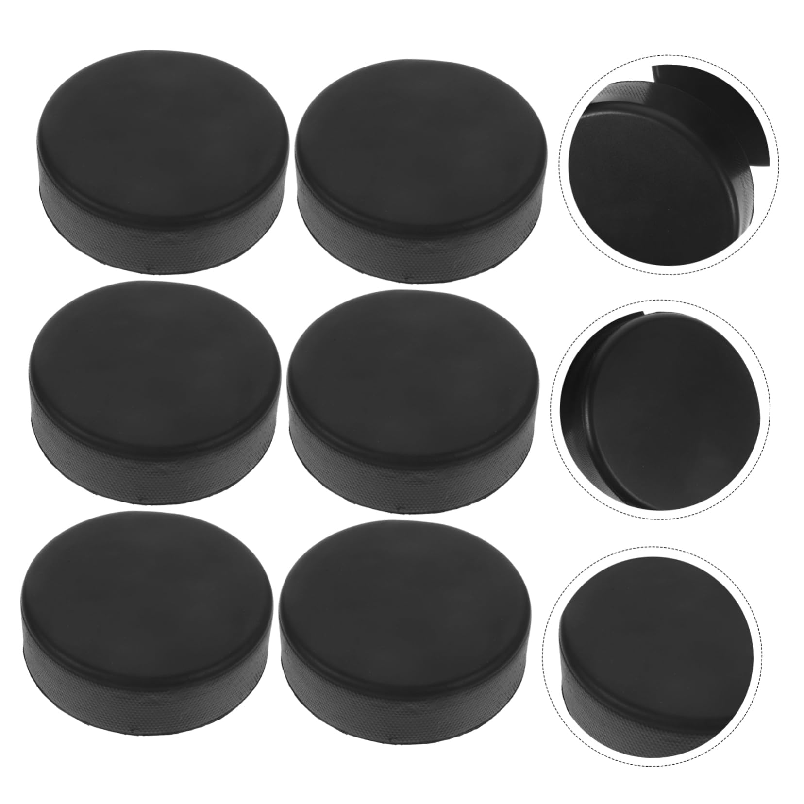 BESPORTBLE 6 Pièces Palet Rondelle Dentraînement Rondelle De Hockey en Mousse Trucs Accessoire De Hockey Rondelle De Sport Rondelles De Sport Fournitures De Pratique Unité Centrale Solide