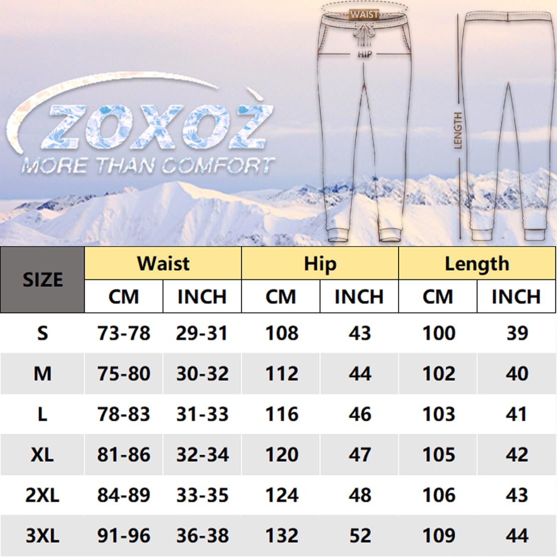 ZOXOZ Pantaloni Sportivi Uomo Cotone con Tasche Zip Elastico in Vita con Coulisse