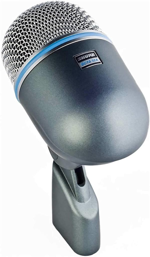 Shure BETA 52A Kick Drum Microphone - Supercardioid Dynamic Mic with High Output Neodymium Element, Locking Stand Adapter, Durabl Steel Mesh Grille and Shock Mount by Shure - Image 4