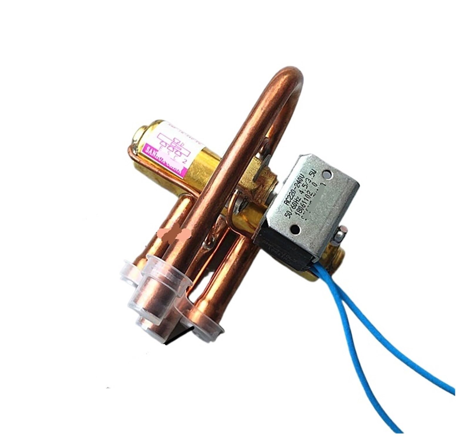Hizon Shf-7H-34U 2P Four-Way Valve With Coil，Compatible For Midea，Compatible For Gree， 1-5P Air Conditioner Air Source Heat Pump(Shf-7H-34U 2P)