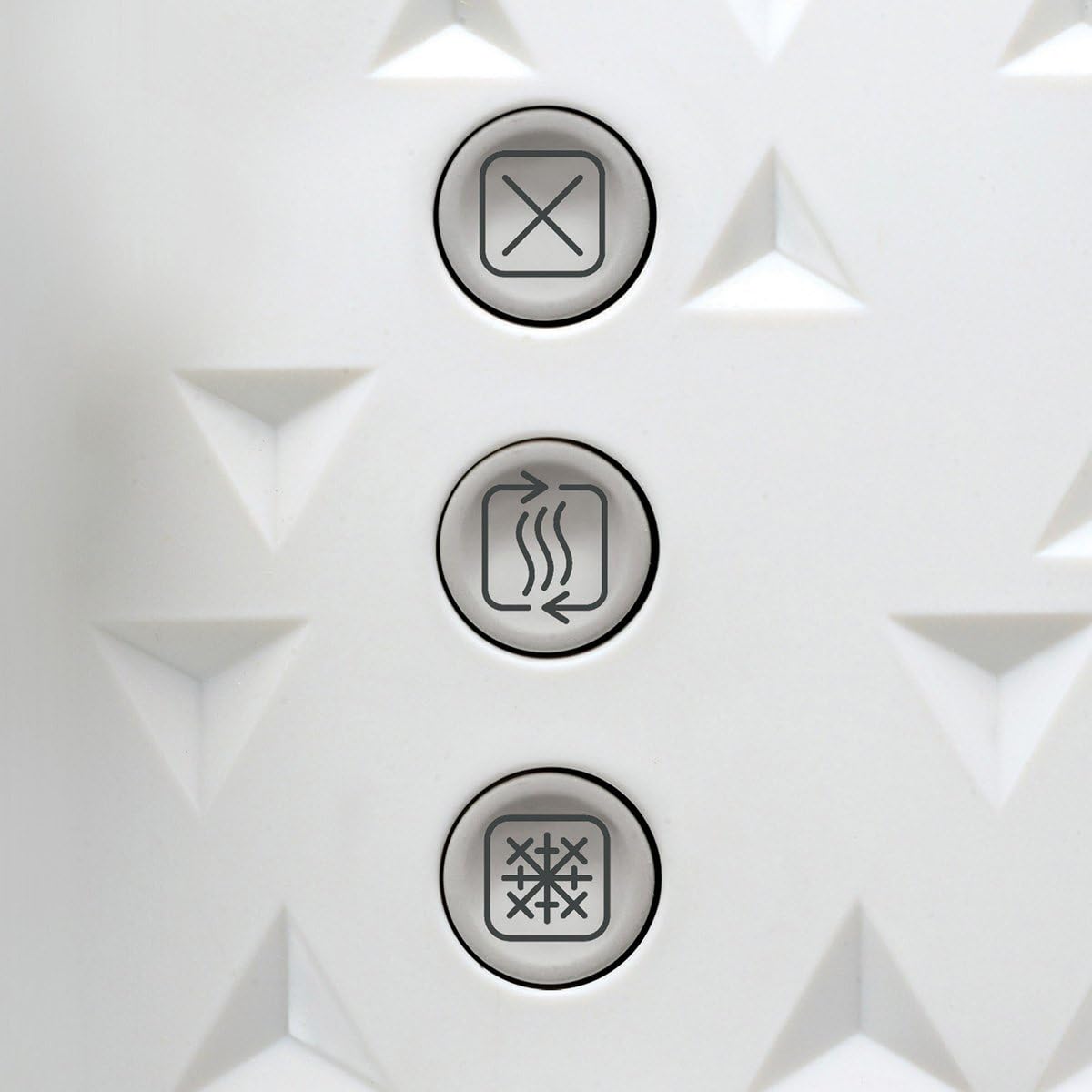 Close-up of the browning control dial with settings 1 to 9
