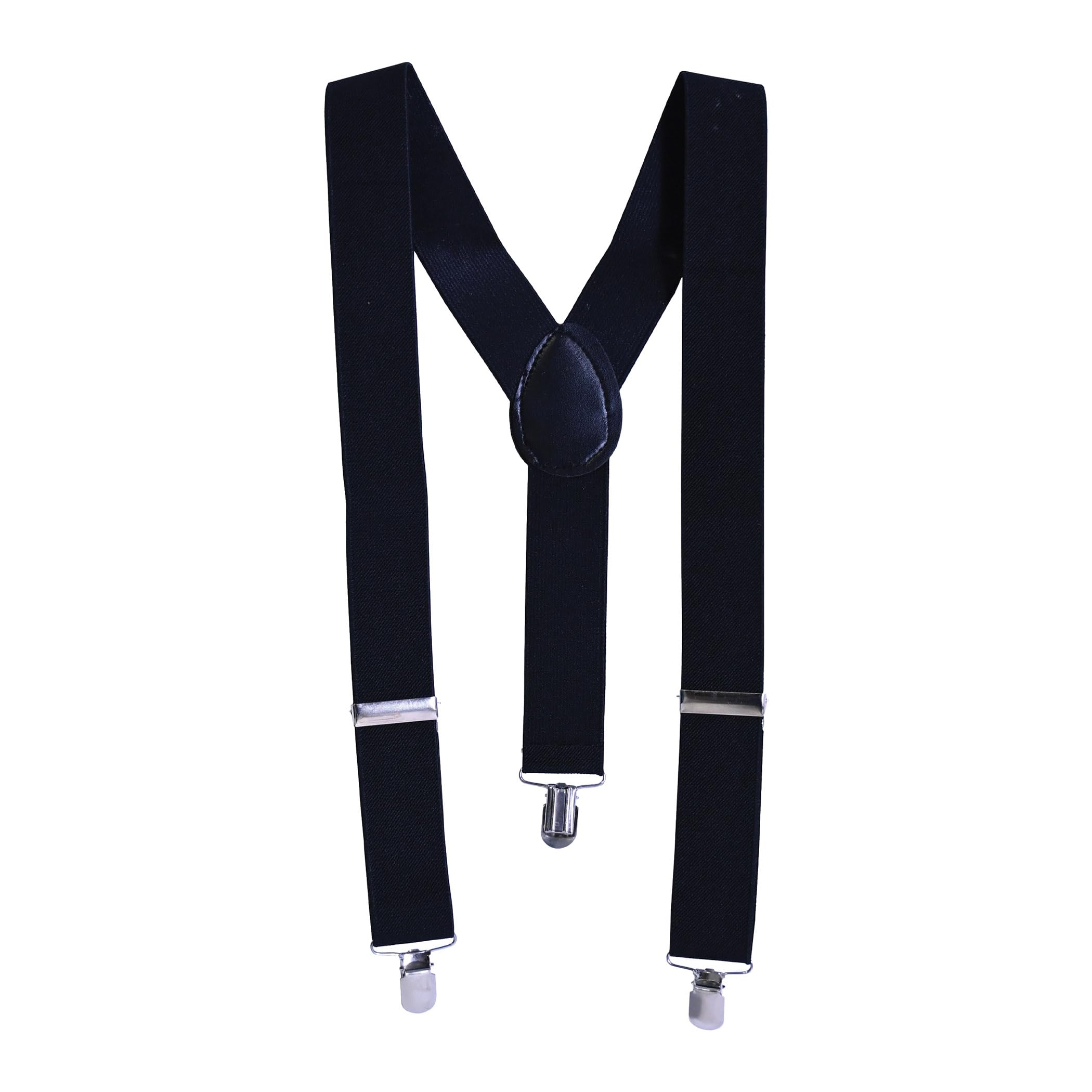 A Beistle Creation Black Suspenders-1 pc. Tirantes Negros-1 Pieza, Talla única Unisex niños