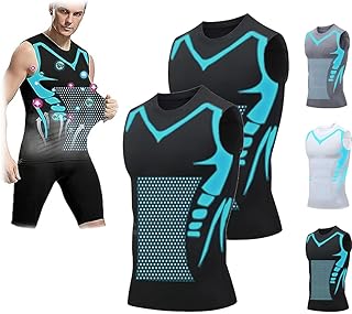 Smaworld 2023 Version Ionic Shaping Sleeveless Shirt,Energxcell Ionic Shaping Vest,Compression Shirts Sleeveless Tank Top