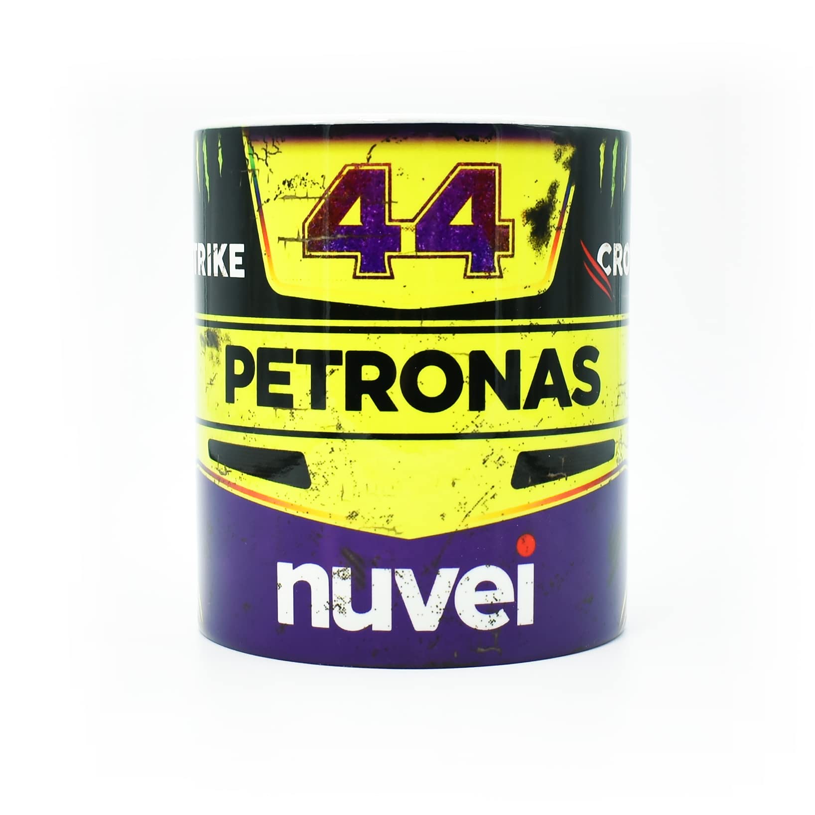 Hamilton #44 2023 Helmet Mug - Formula Racing - Coffee & Tea - MERC - One - Art - W14 - Lewis - Gift Ideas - Cup - Legacy Legends