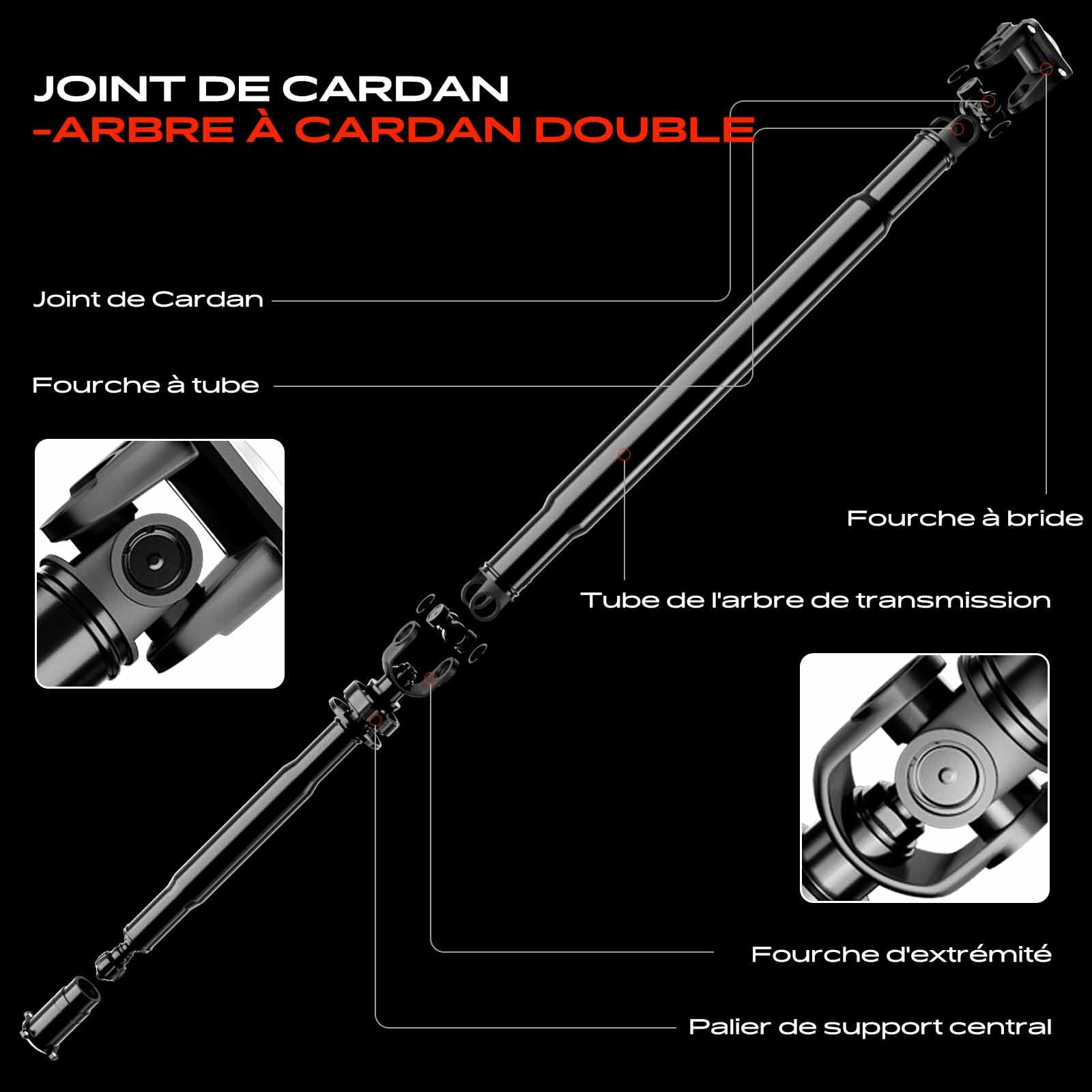 Amazon.fr : Frankberg Arbre de Cardan Compatible avec R.a.n.g.e R.o.v.e.r  Sport L320 2.7 D 4x4 3.0 D 4x4 3.6 D 4x4 4.2 4x4 4.4 4x4 5.0 4x4 2005-2013  Remplacer# TVB500390