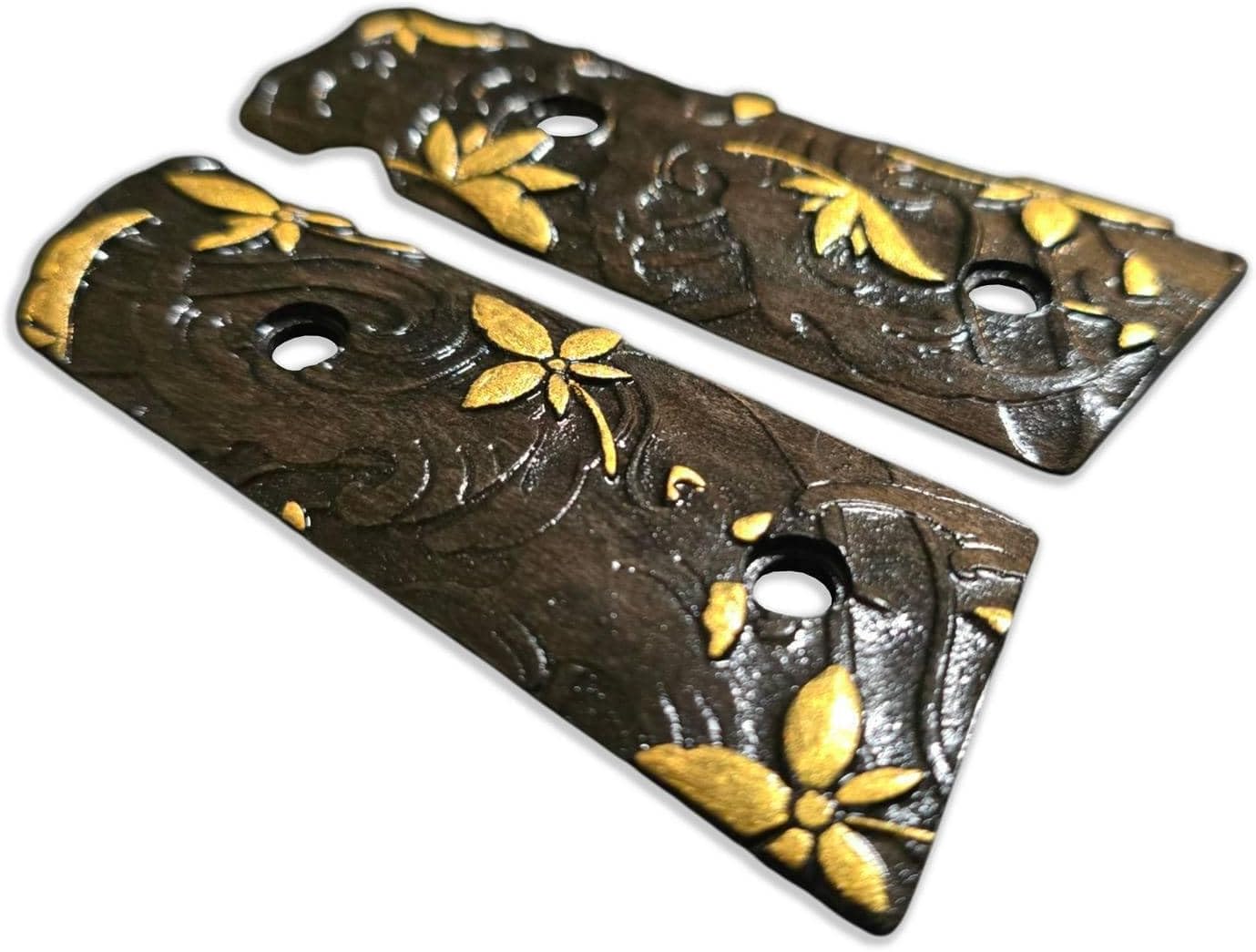 Japanese Maple Black Gold Grips - Compatible with Daniel H9 by Svechnikov Workshop
