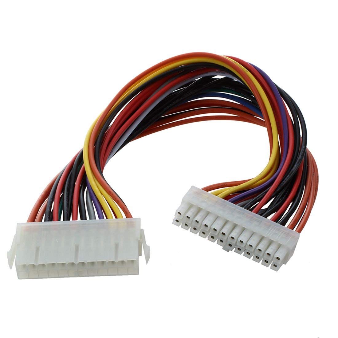 Ultima Cords & Cables ATX 24 Pin Male to 24 Pin Female PSU Power Supply Adaptor Converter Cable Personal Computer [Red, Yellow, Black] (B082KYH12F) Amazon Price History, Amazon Price Tracker