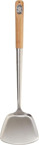 TableCraft Espátula Wok con mango de bambú, 14.5 pulgadas disponible en Yaxa Colombia