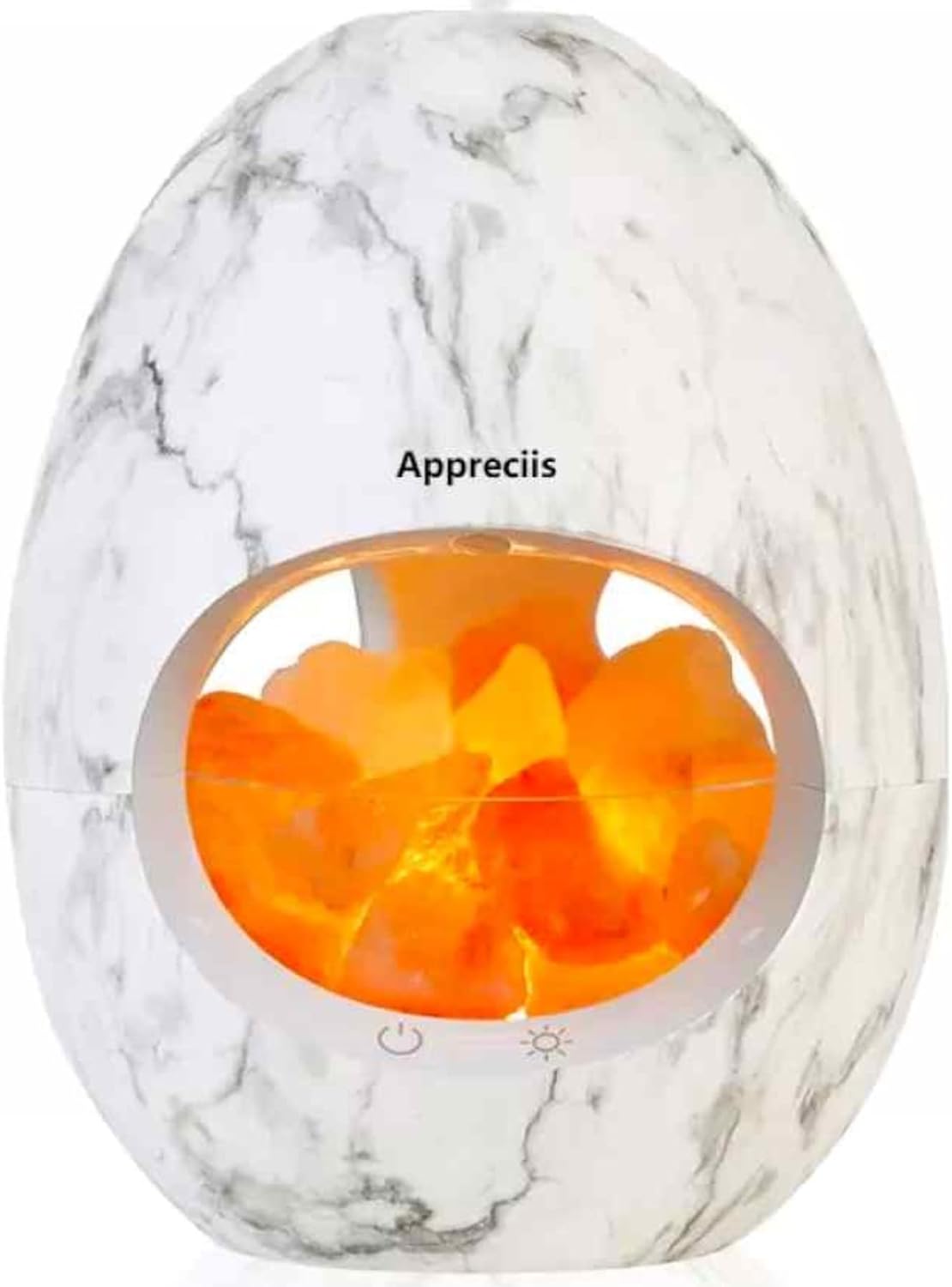Appreciis Himalayan Salt Rock Lamp & Ultrasonic Oil Diffuser