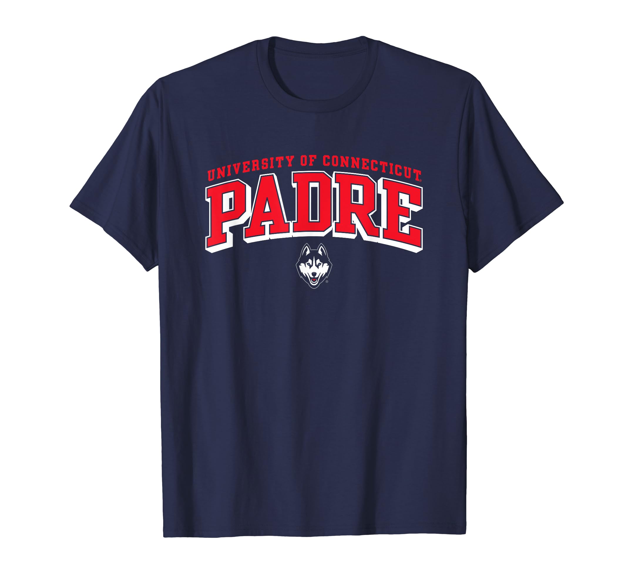 Connecticut Huskies Padre Navy Officially Licensed T-Shirt