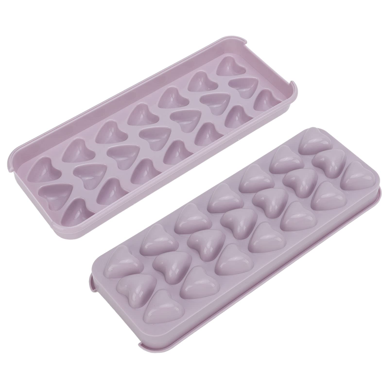 Eiswürfelbereiter Food Grade Easy Unmould Polisher Glänzende Eiswürfelschale PP-Material Vollform Heimgebrauch für Kühlschrank