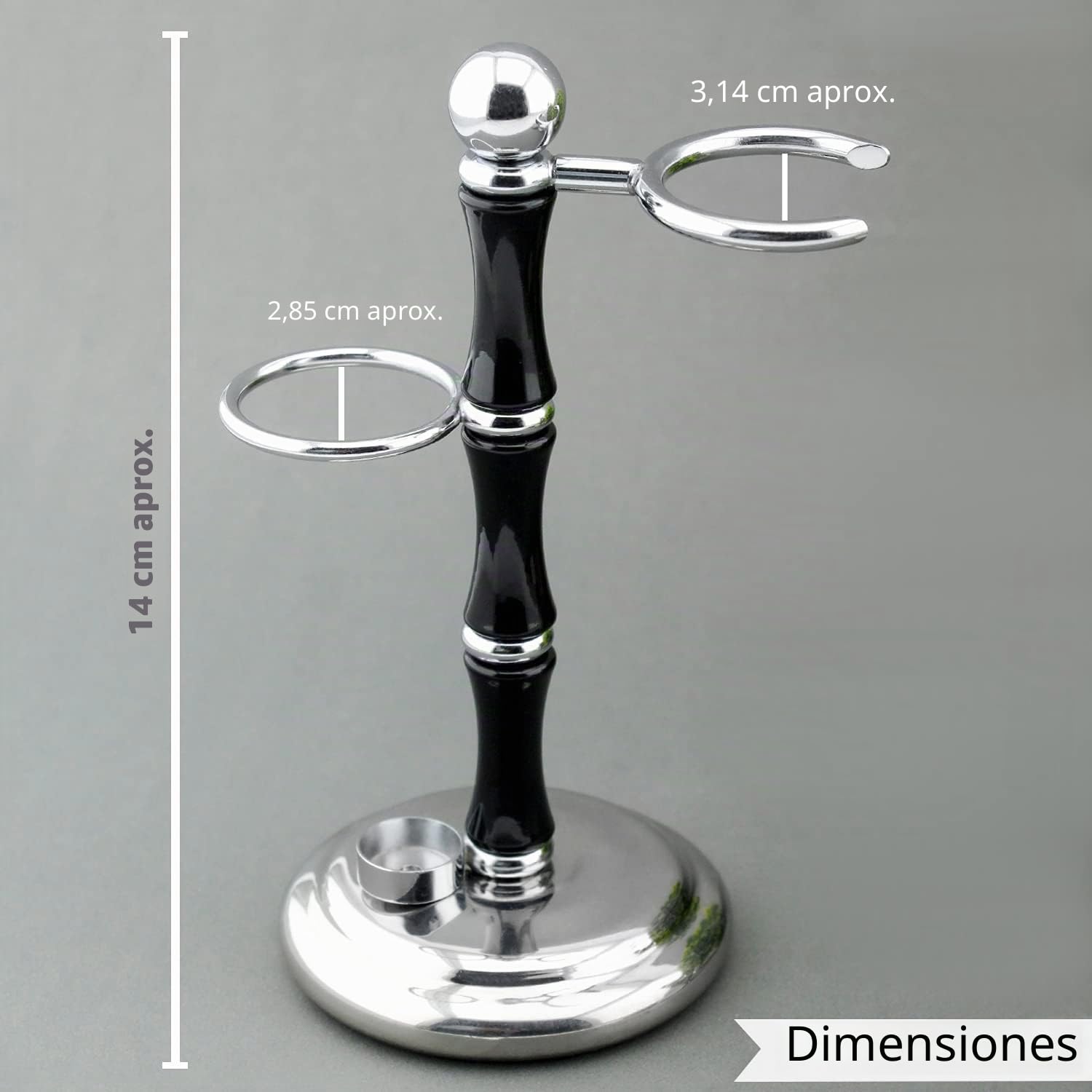 Haryali London Juego de 5 piezas de afeitado de doble filo de seguridad, brocha de afeitar, jabón, soporte de afeitado, todo viene en caja de diseño
